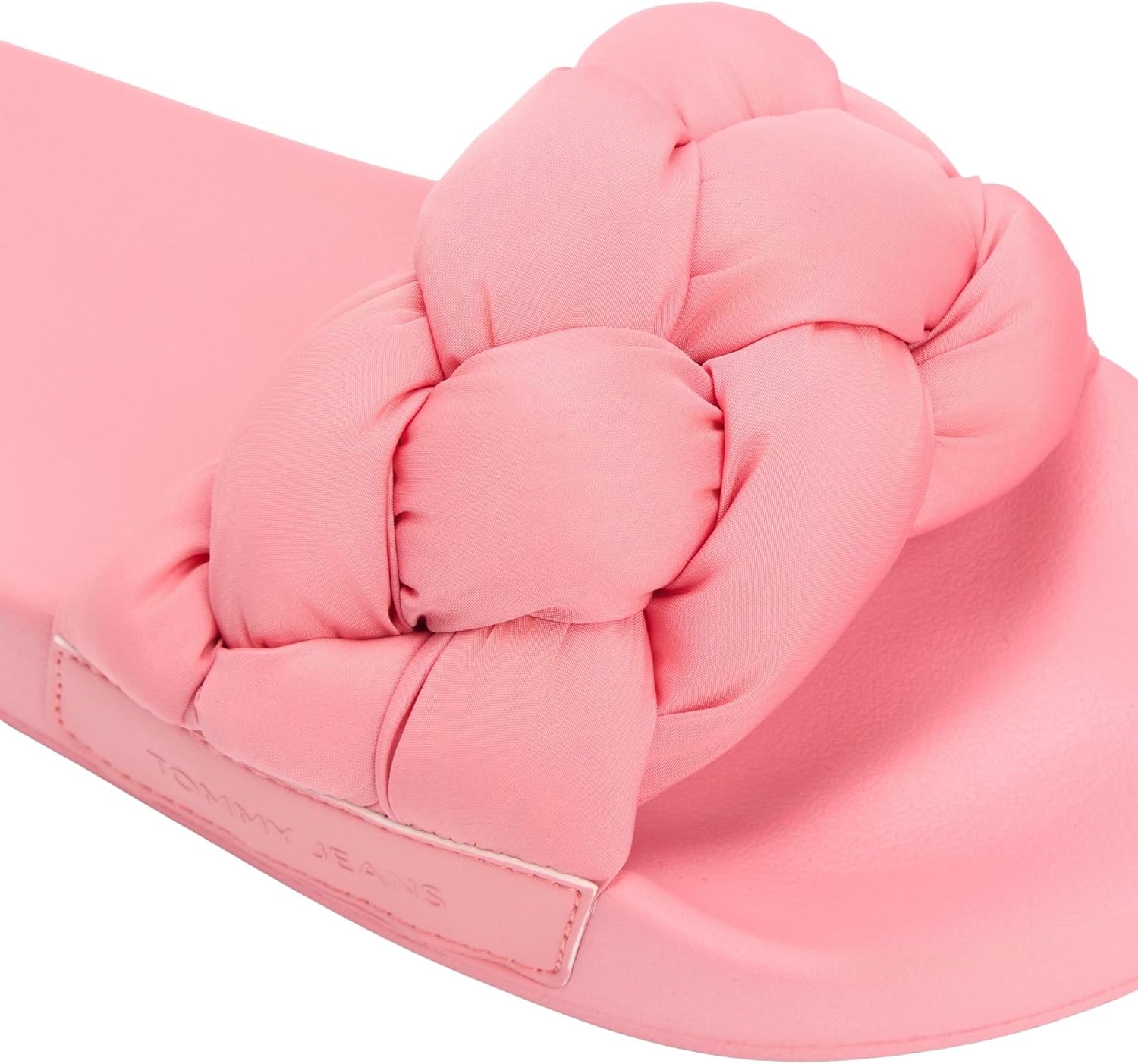 Detalle 2 de Tommy Jeans TJW Braided Slides En0en02975 – Sandali da Donna in nylon con branding Tommy Jeans