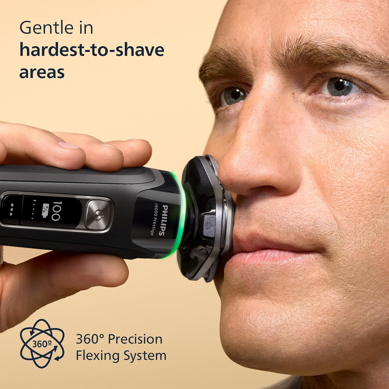 Thumbnail 3 de Philips Shaver i9000 Prestige (Model XP9207/30) Wet & Dry electric shaver with Skin IQ, Quick Clean Pod and 360 rotating blades