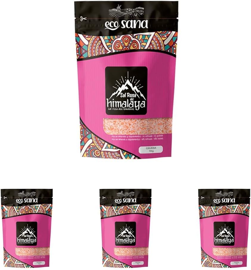 Thumbnail 3 de ECOSANA Sal Rosa del Himalaya Gruesa 1 kg