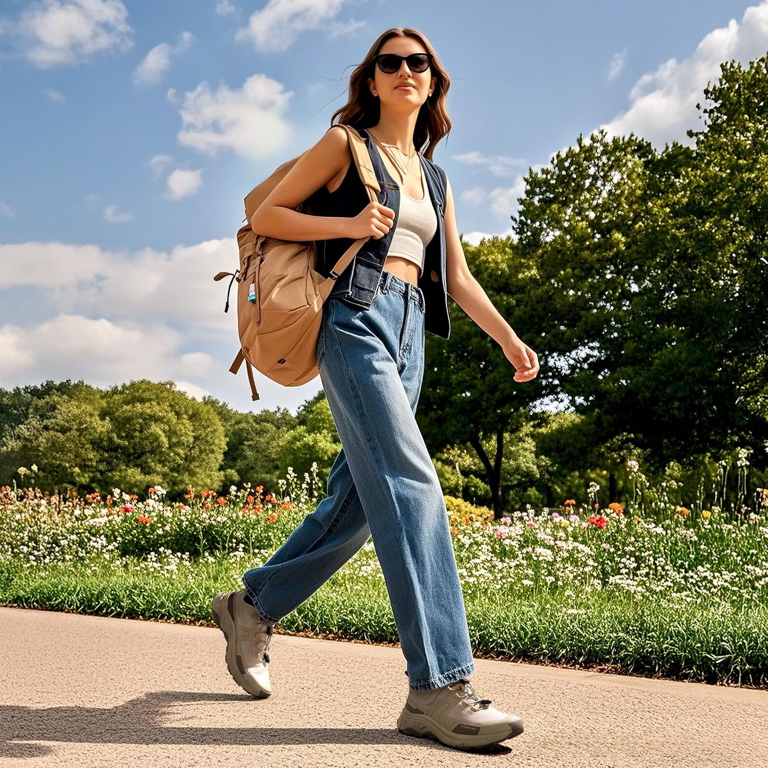 Thumbnail 6 de NORTIV 8 Chaussures de randonnée légères pour femme – modèle 8, confort respirant et semelle adhérente