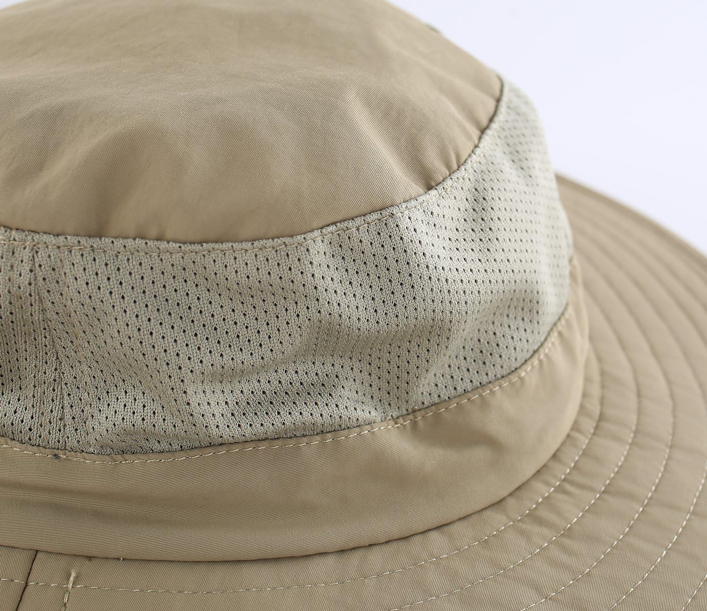 Detalle 2 de Decentron Outdoor UPF 50+ Mesh Sun Hat with Neck Flap and Wide Brim
