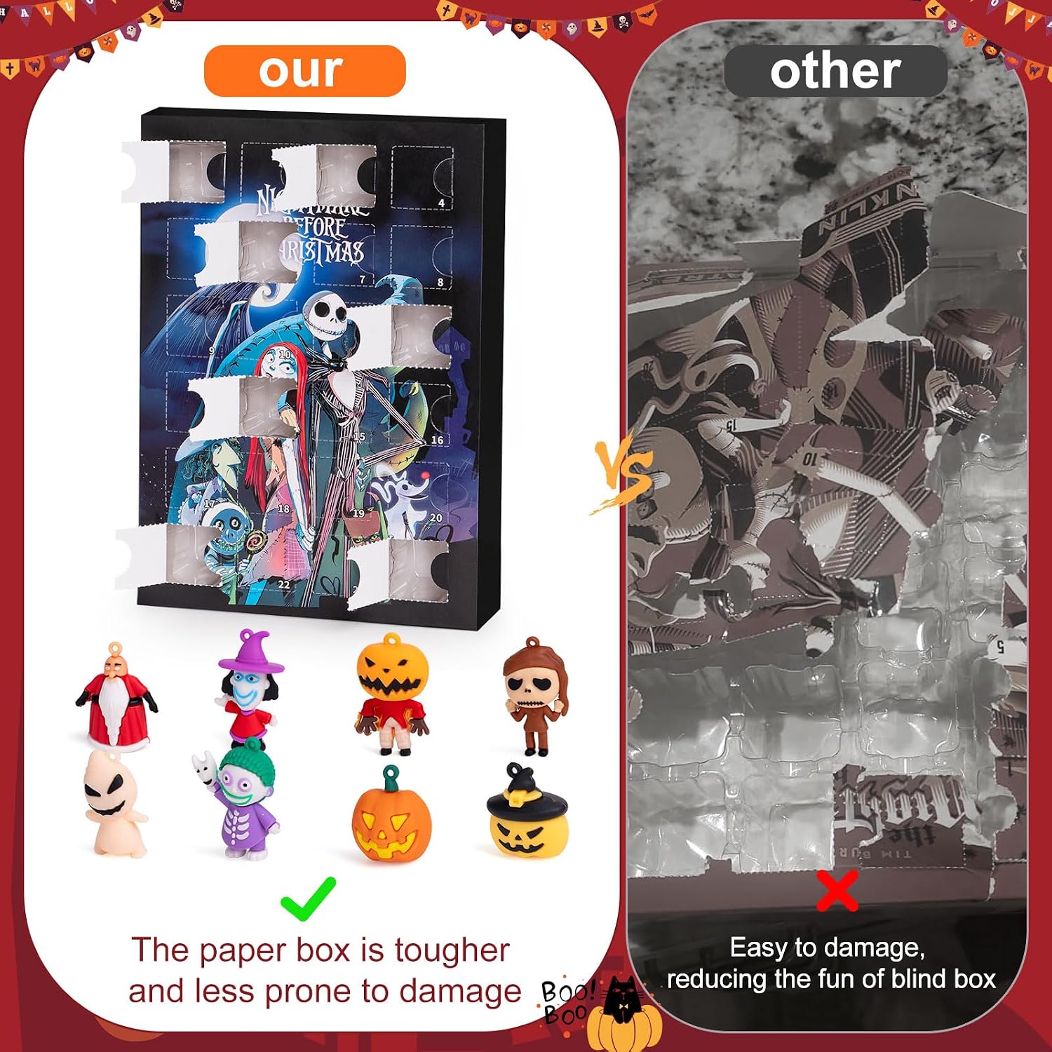 Detalle de Nightmare Before Christmas Advent Calendar 2026
