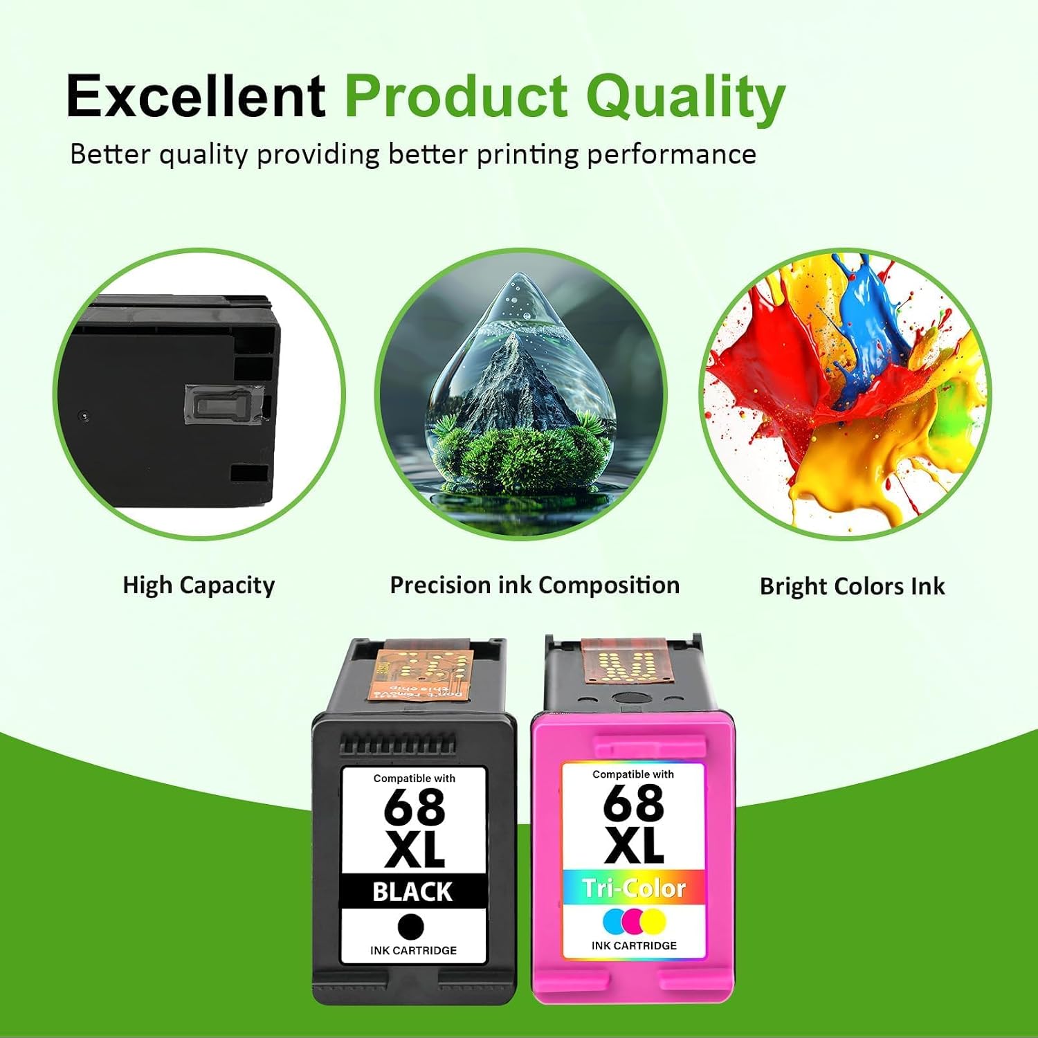 Thumbnail 5 de HP-compatible ink cartridges, 68XL