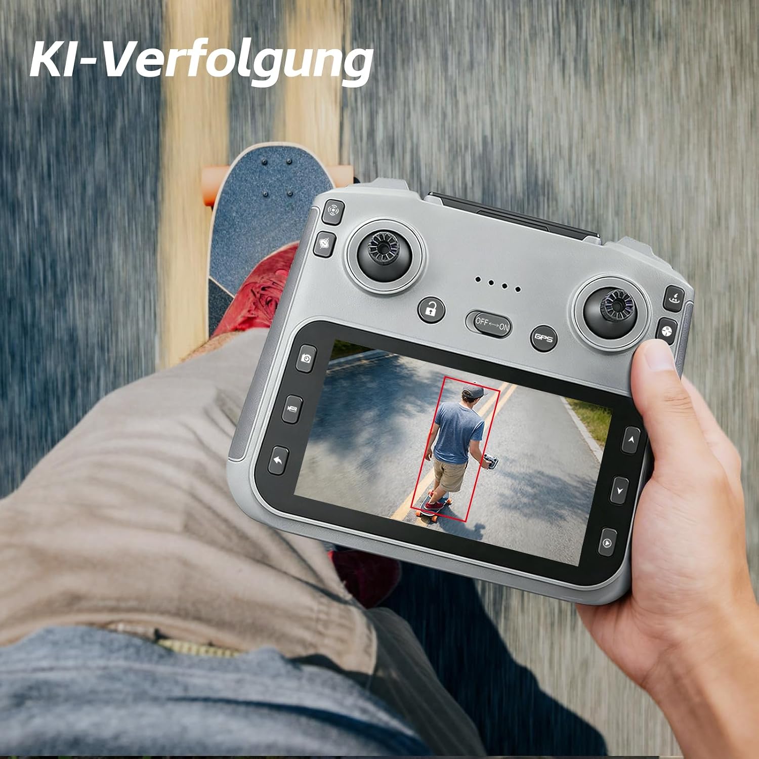 Thumbnail 6 de 800 Meter Reichweite Drohne mit 4K Kamera – 84 Minuten Flugzeit, faltbar, FPV, Auto-Hover, Auto-Follow (3 Akkus)
