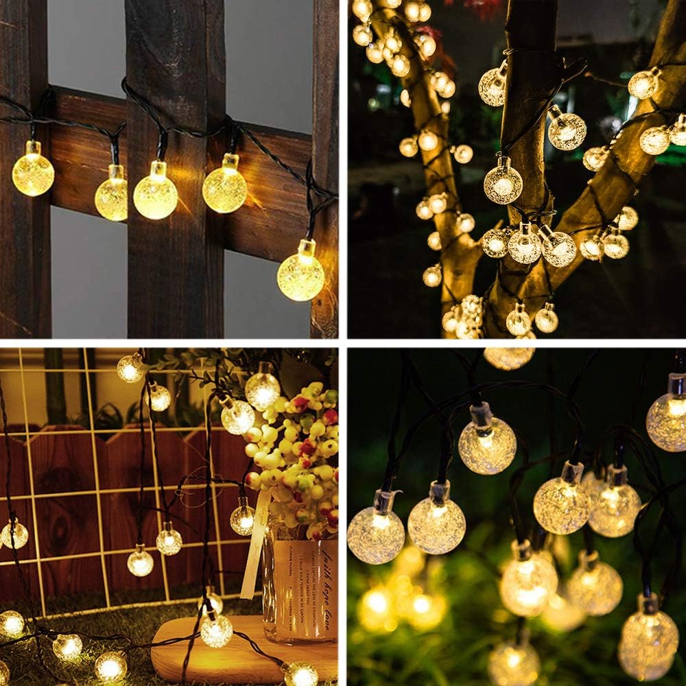 Thumbnail 6 de Solar globe string lights 59ft 100 LEDs