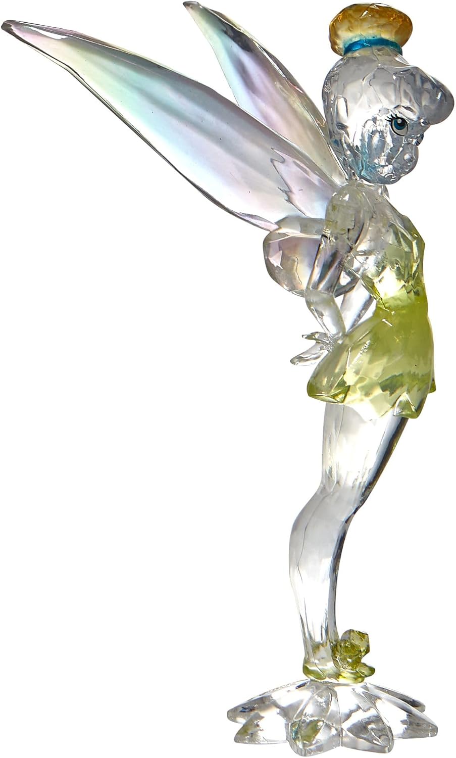Detalle de Enesco Disney Facets Collection Peter Pan Tinker Bell – Scultura in acrilico gemma da 10 cm