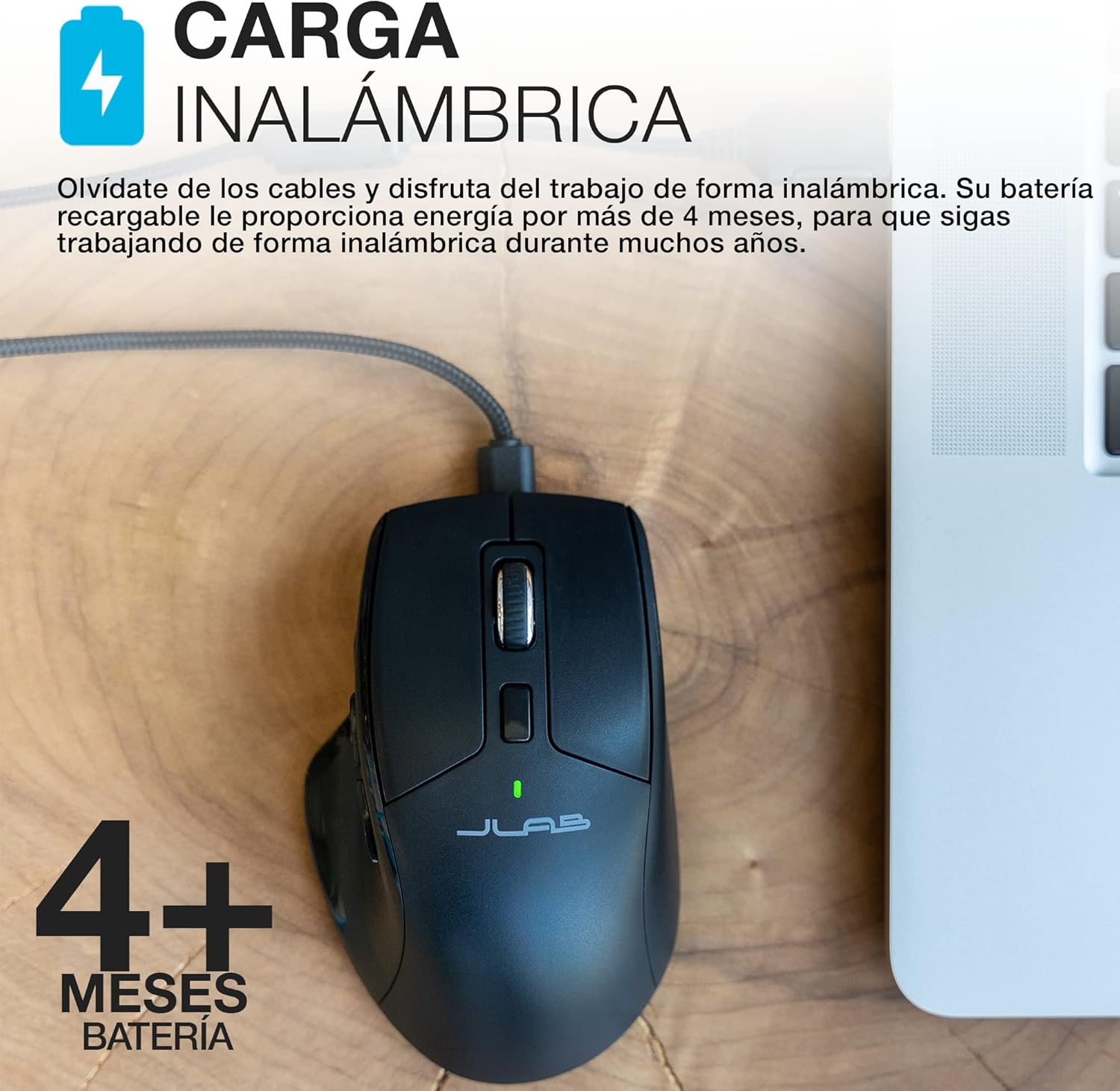 Thumbnail 2 de JLab Jbuds Ratón Inalámbrico Ergonómico y Multidispositivo 🖱