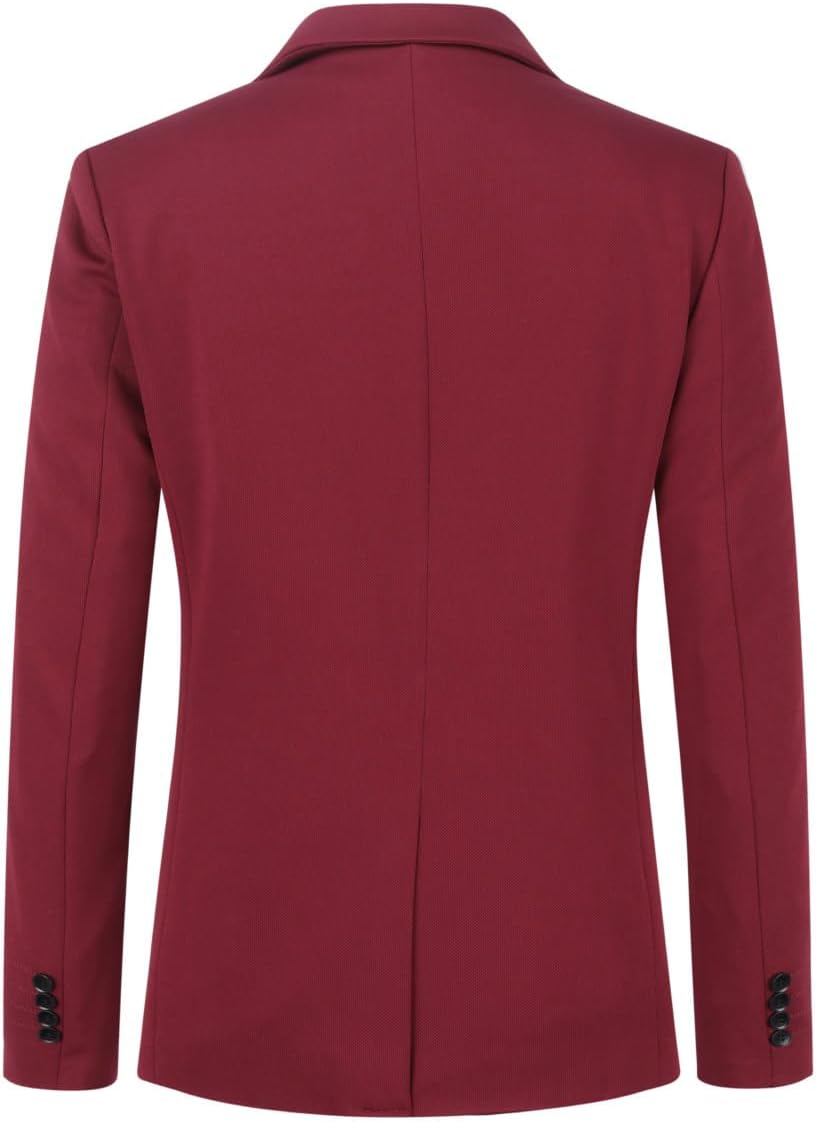 Detalle de Allthemen Blazer Homme Slim Fit – Veste de Costume élégante et polyvalente