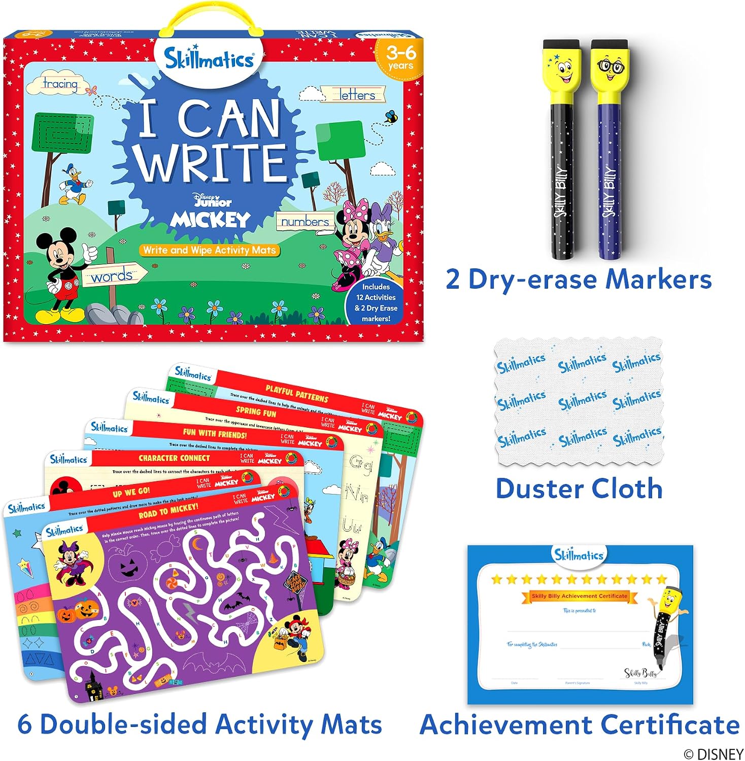 Thumbnail 1 de Skillmatics I Can Write Mickey Mouse 12 activities