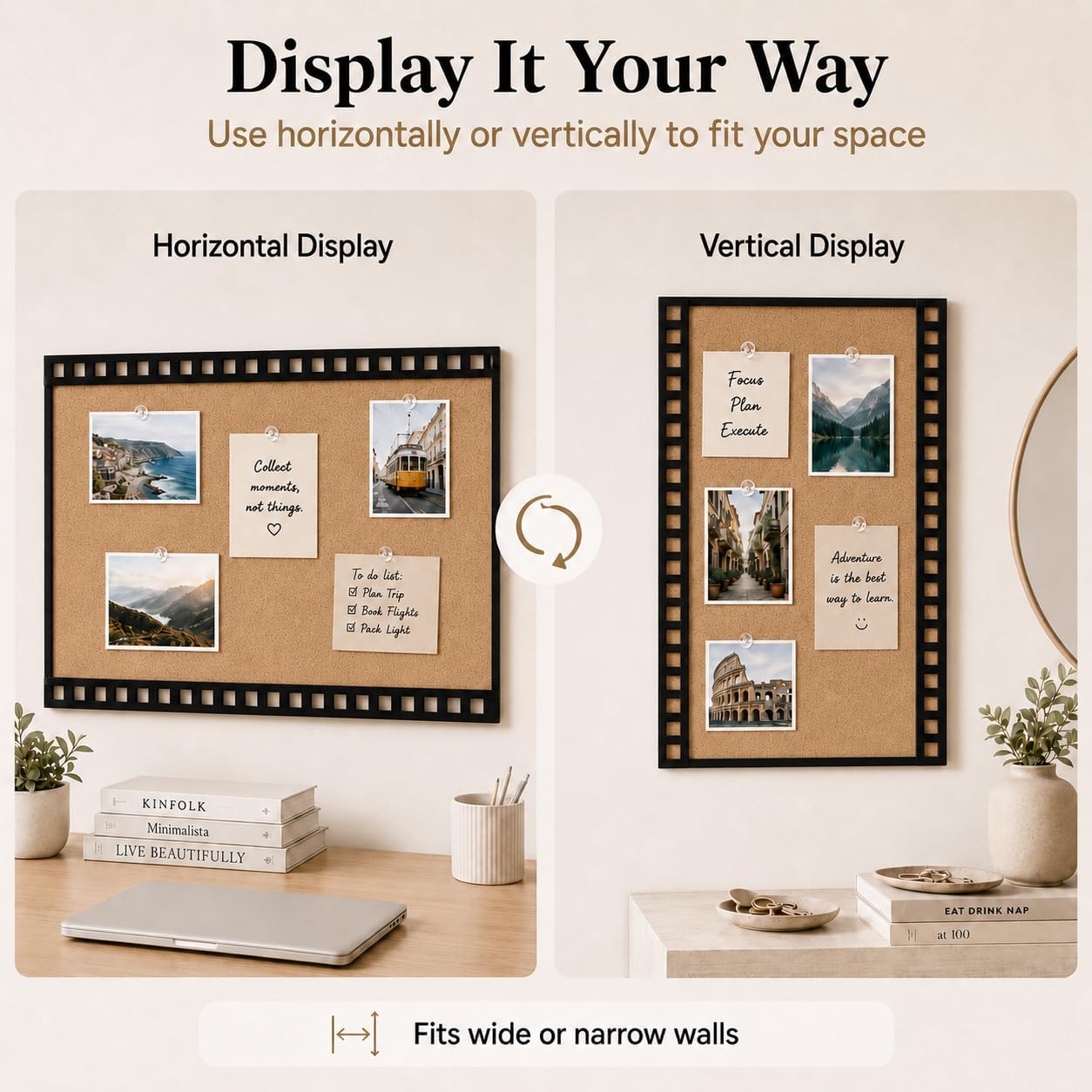 Detalle 1 de Felt Bulletin Board, 15.7 × 23.6 in