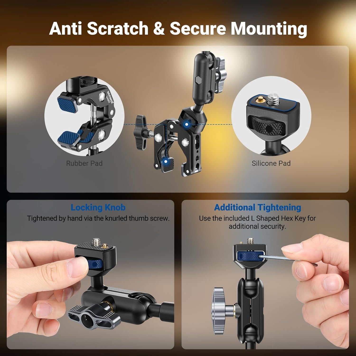 Thumbnail 5 de Neewer 22" Magic Arm desk clamp for microphones