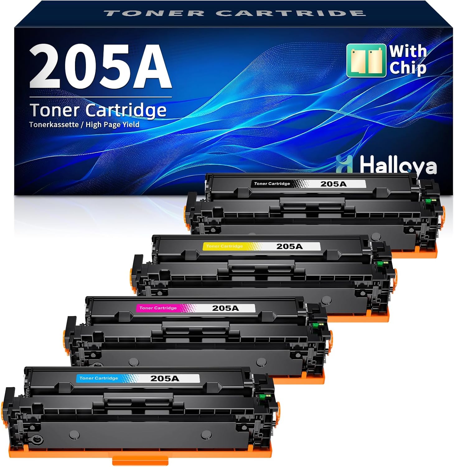 Halloya 205A CF530A Toner 4-Pack 🖨️