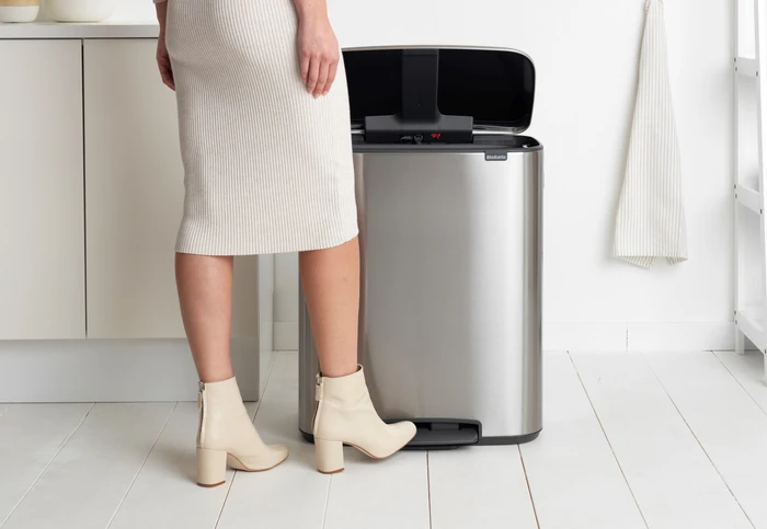Thumbnail 8 de Brabantia Bo Treteimer 60 Liter Edelstahl Fingerprint Proof + Müllbeutel (120 Stück) 🗑