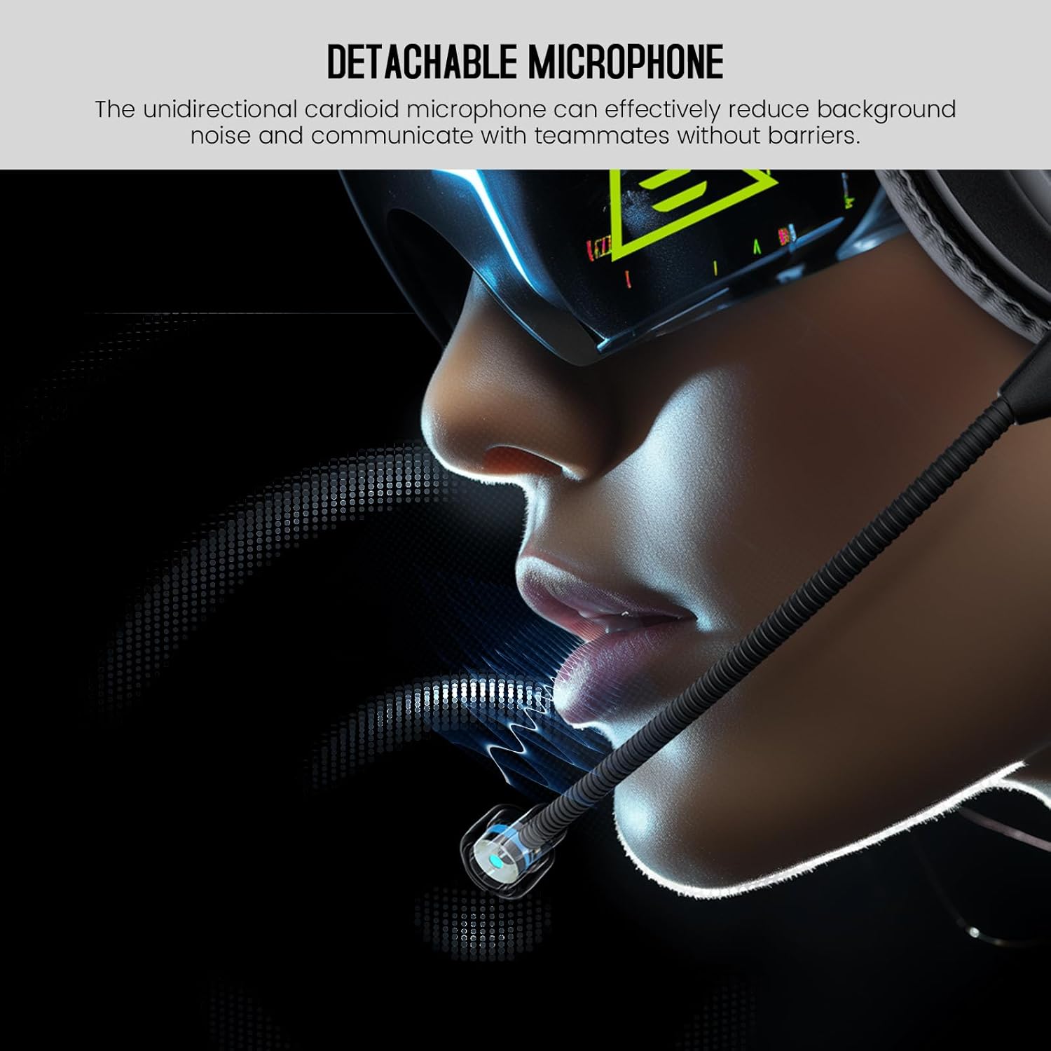 Detalle 2 de EKSA E900 50mm wired gaming headset