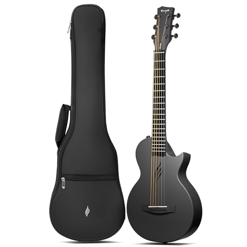 Detalle de Enya Nova Go Mini: Chitarra Acustica da Viaggio in Fibra di Carbonio 32