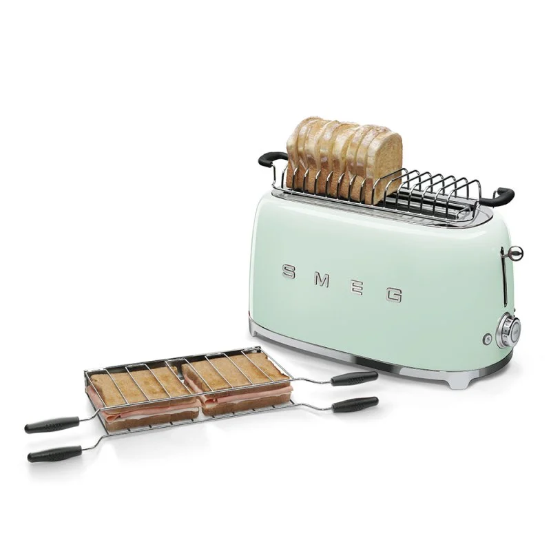 Detalle 2 de Smeg TSF02PGEU tostadora 4 rebanadas 1.500 W 🍞