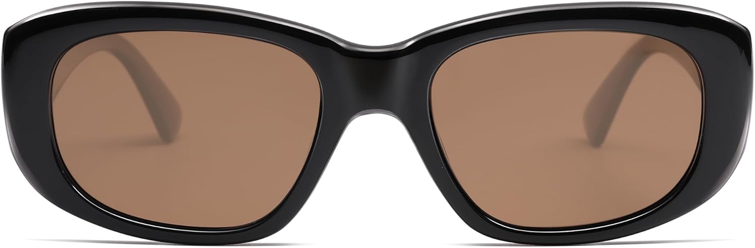 Thumbnail 2 de SOJOS Retro polarisierte quadratische Sonnenbrille SJ2374 – UV400, dicker Rahmen