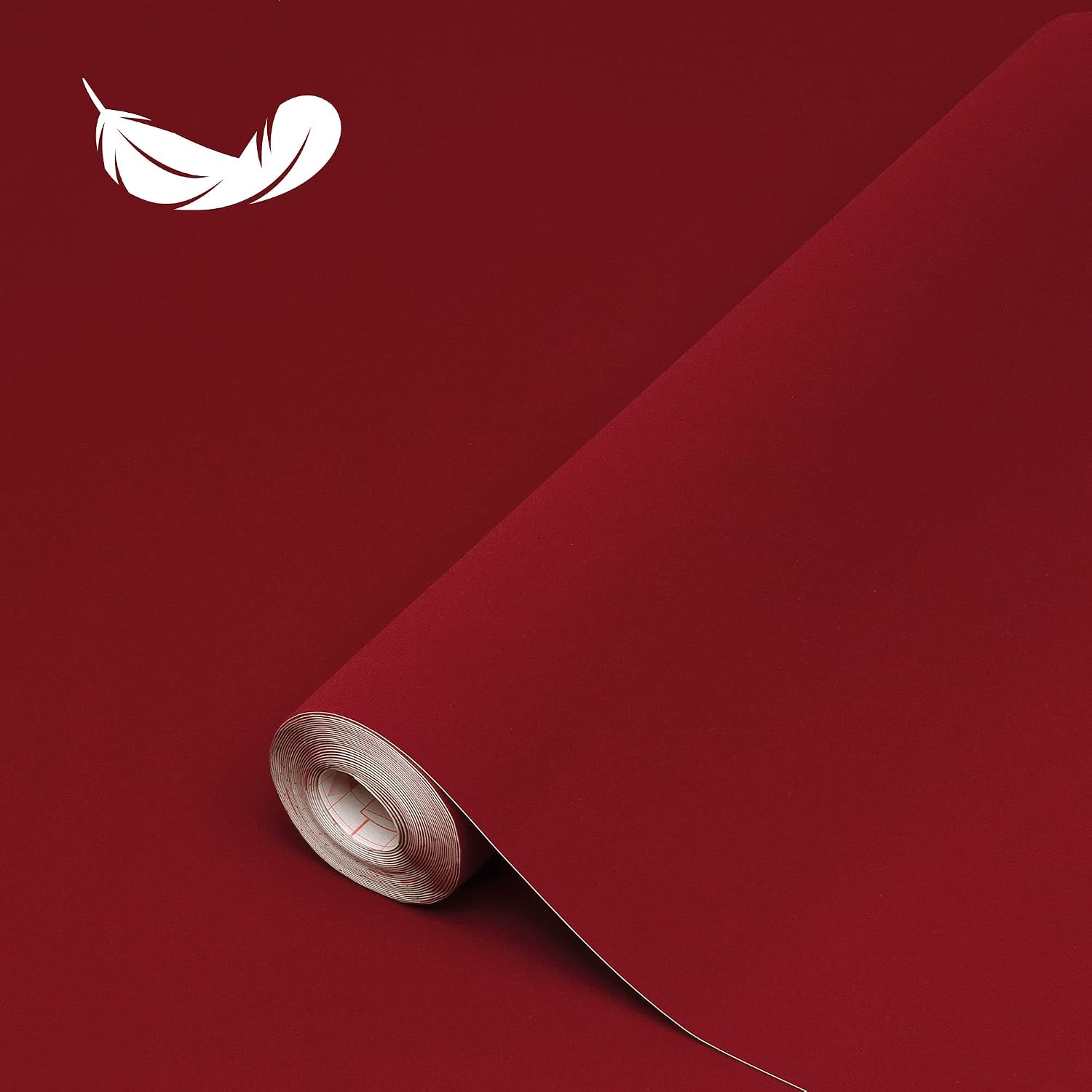 Detalle de d-c-fix Velours Bordeaux – winylowa folia meblowa 45 cm x 5 m