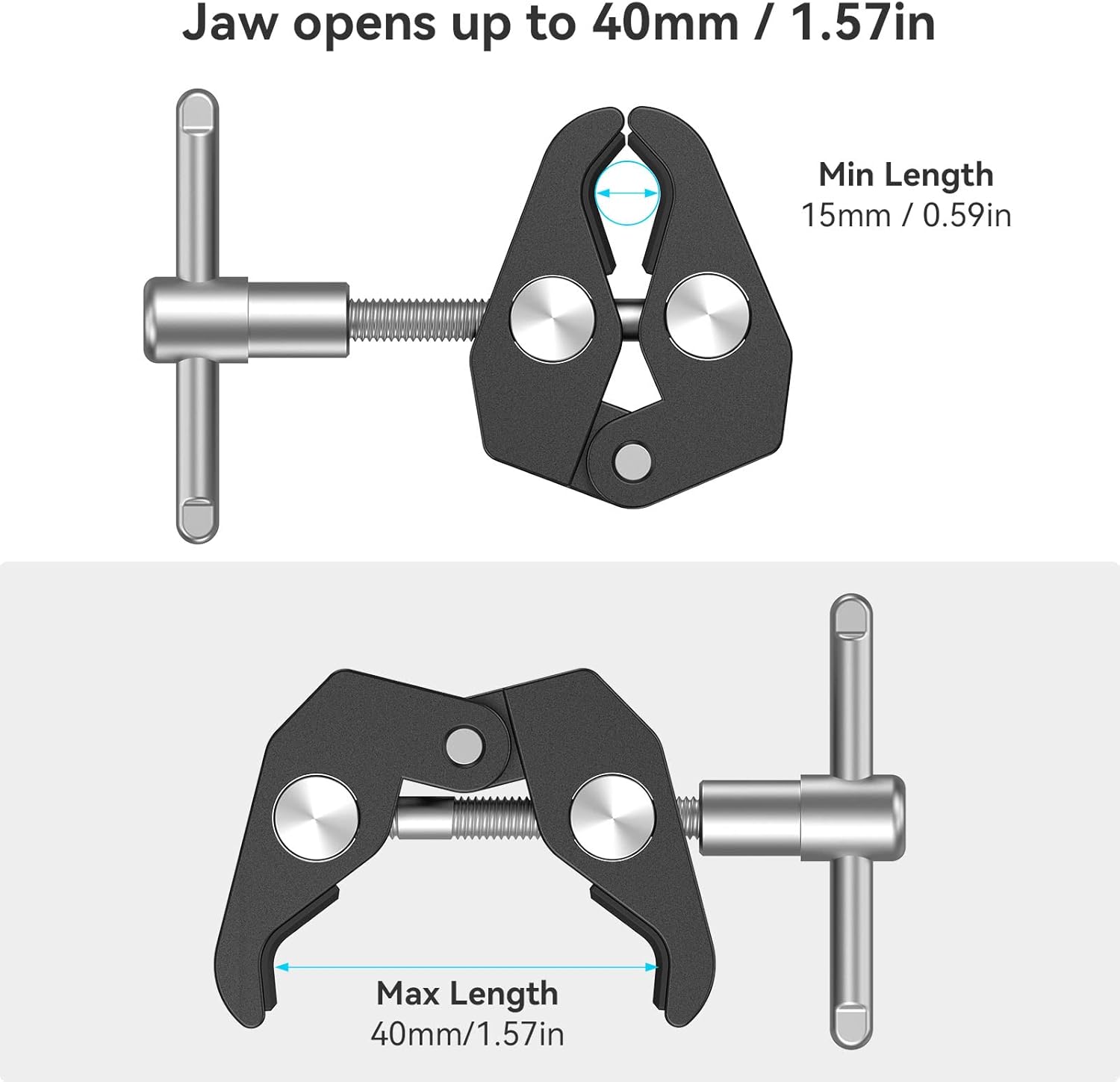 Detalle 2 de SMALLRIG 735 Super Clamp 58 mm