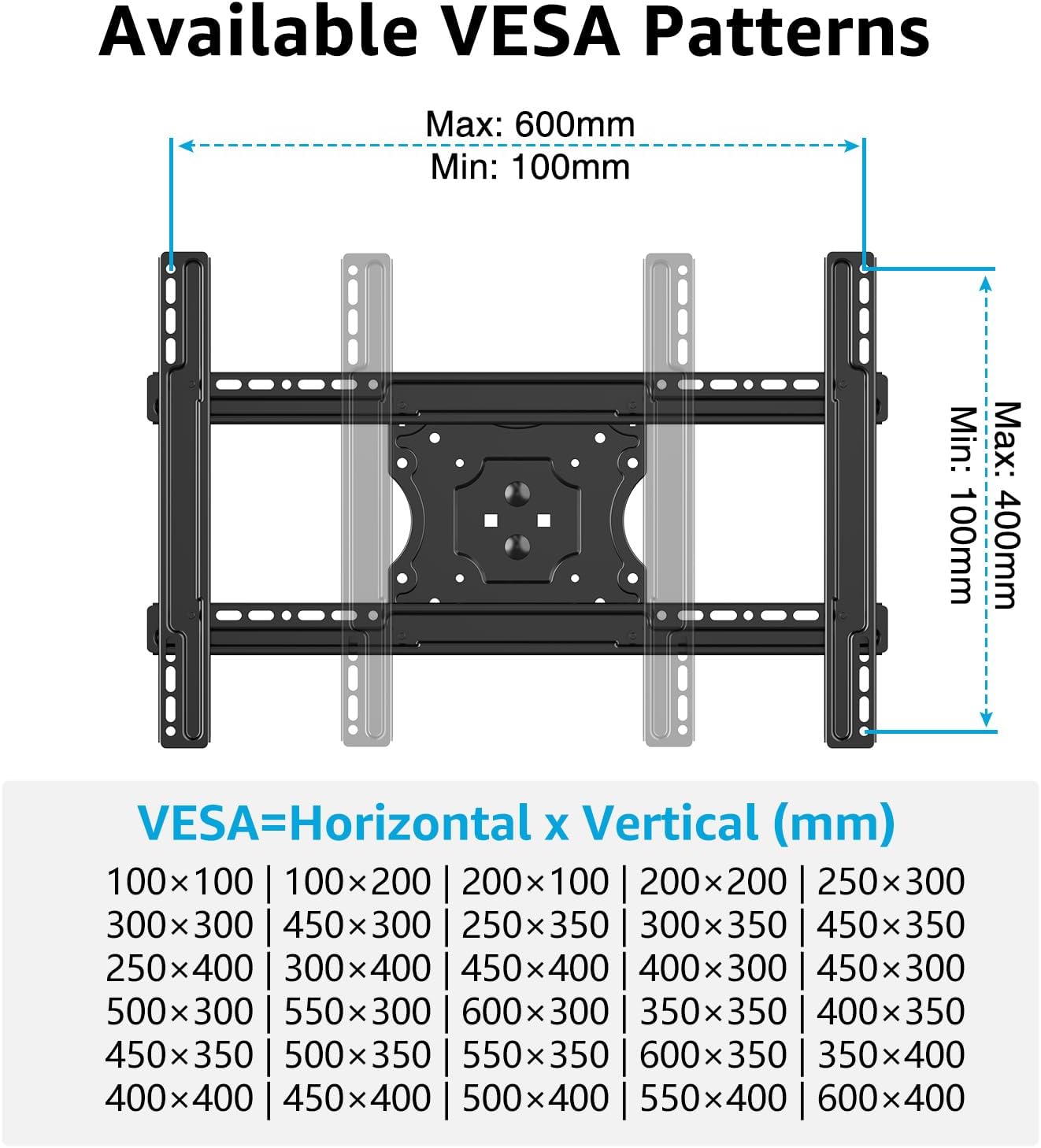 Thumbnail 5 de MOUNTUP MU0040 Ceiling TV Mount for 40–75 inch flat curved TVs (360° rotation, heavy-duty 110 lbs)
