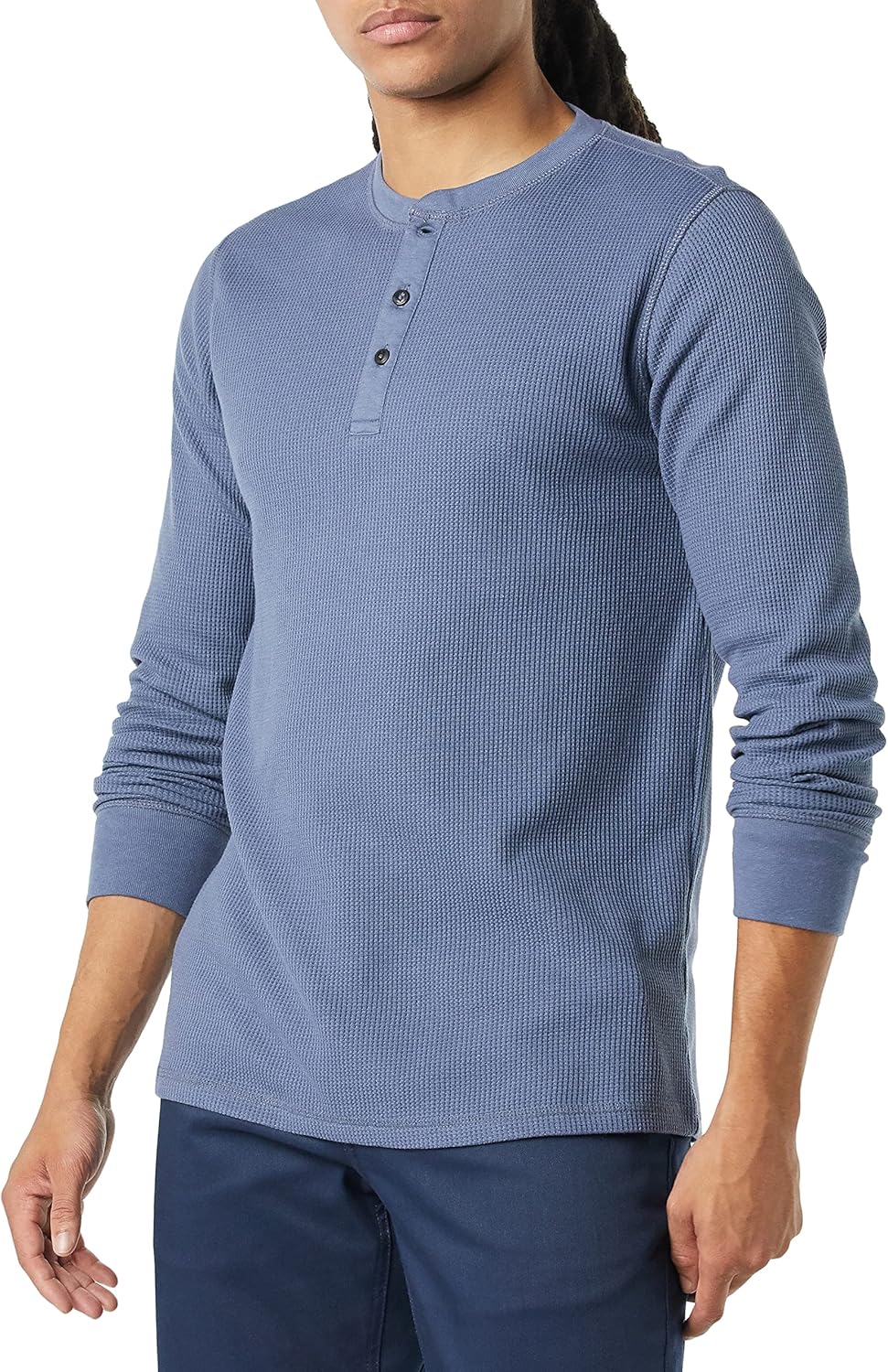 Thumbnail 4 de Amazon Essentials Men’s Slim-Fit Long-Sleeve Waffle Henley Shirt