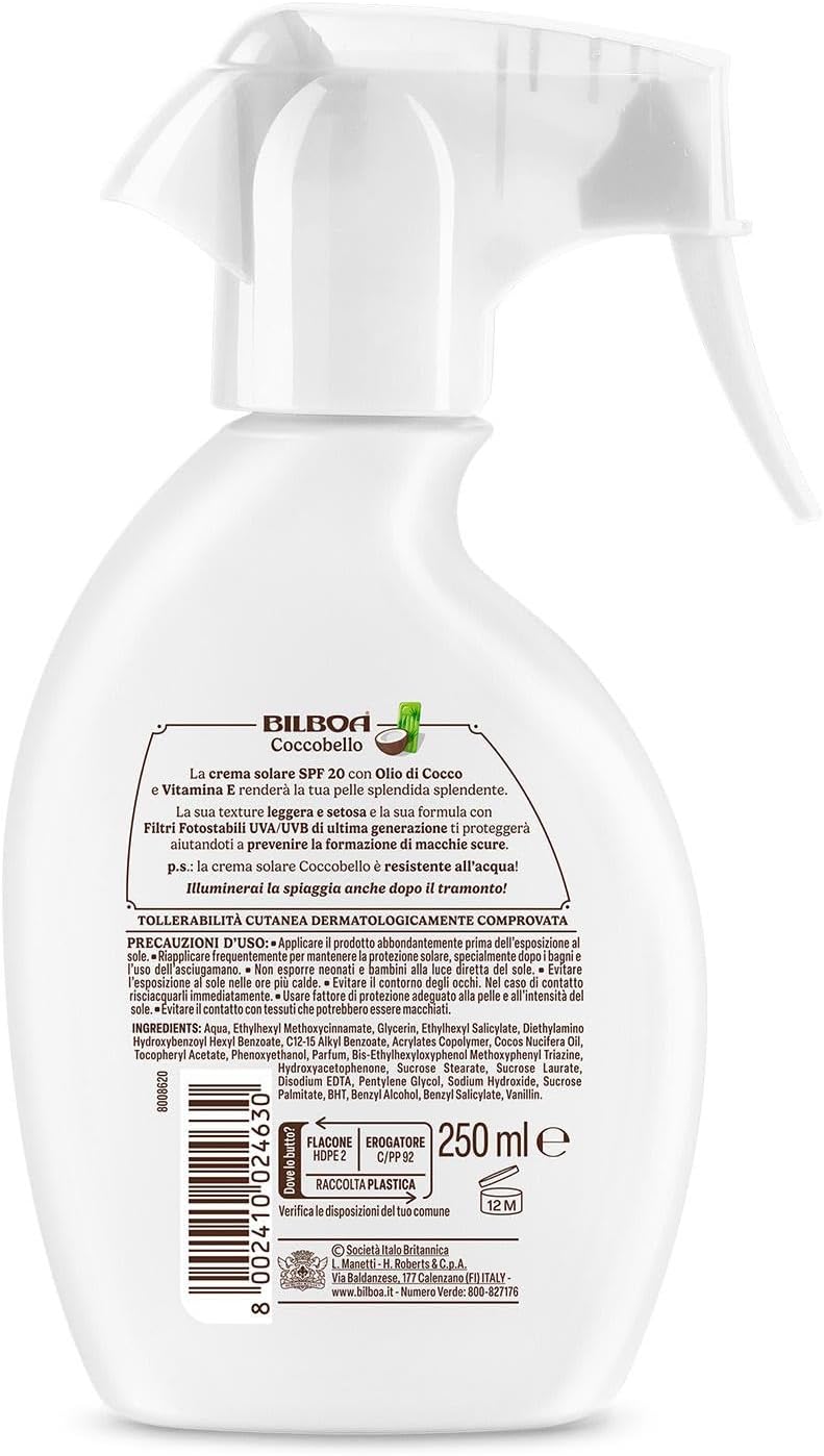 Thumbnail 1 de Bilboa Coccobello Trigger Solare SPF 20 200 ml