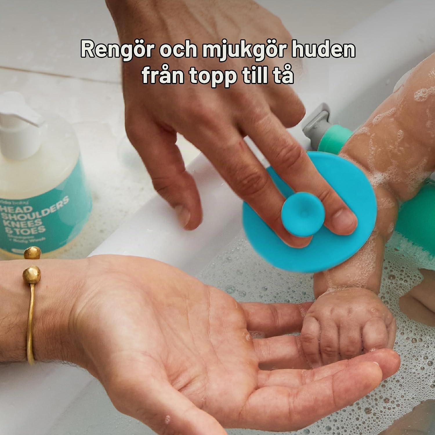 Detalle 2 de Frida DermaFrida The SkinSoother babybadborste i silikon