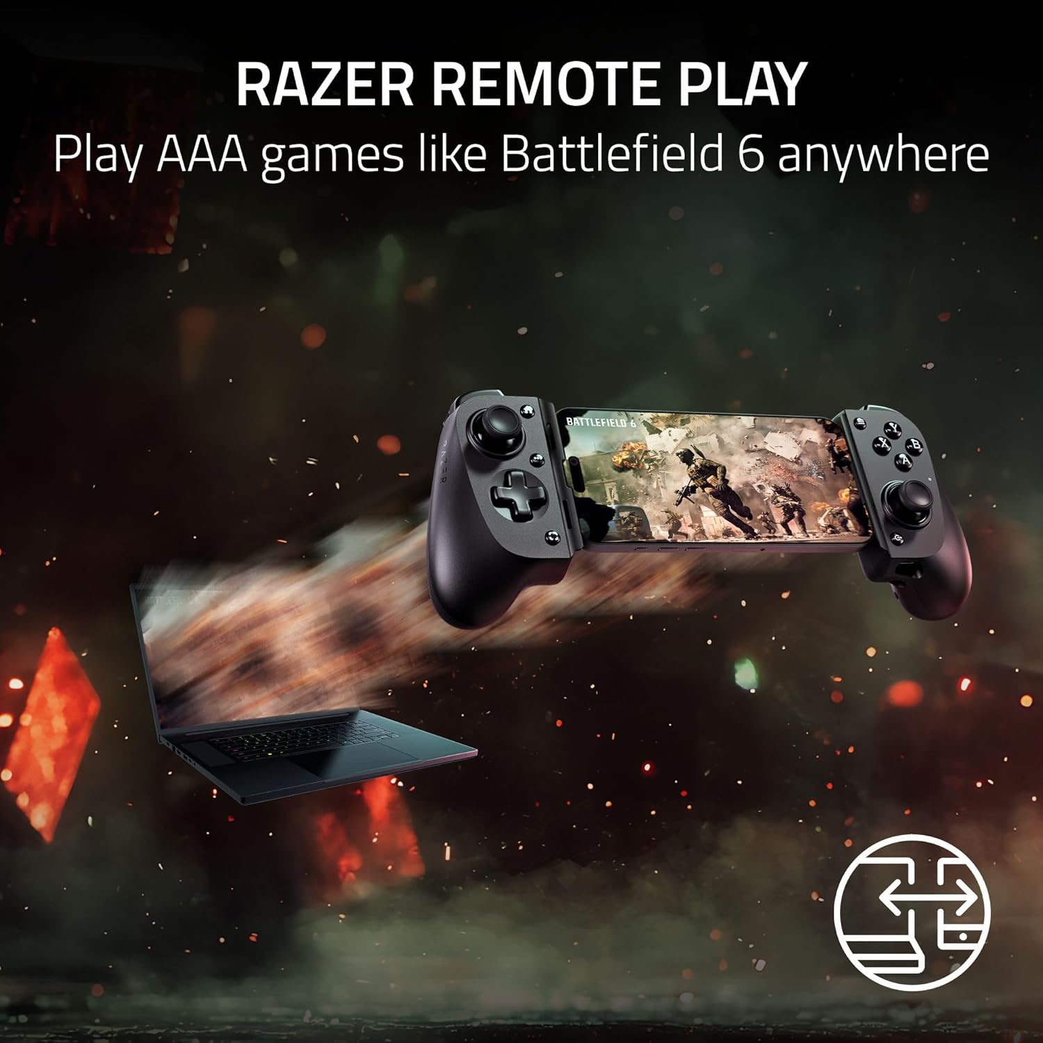 Thumbnail 6 de Razer Kishi V3 Full-size mobile controller for iPhone and Android (USB-C plug-and-play) – Anti-drift sticks, 12 buttons, Nexus App