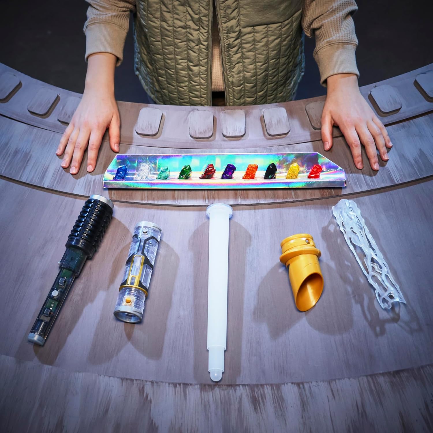 Thumbnail 1 de Star Wars Power-Kristall Lichtschwert – 7 Farben, 10 Kristalle und über 50 Farbwechsel-Kombinationen