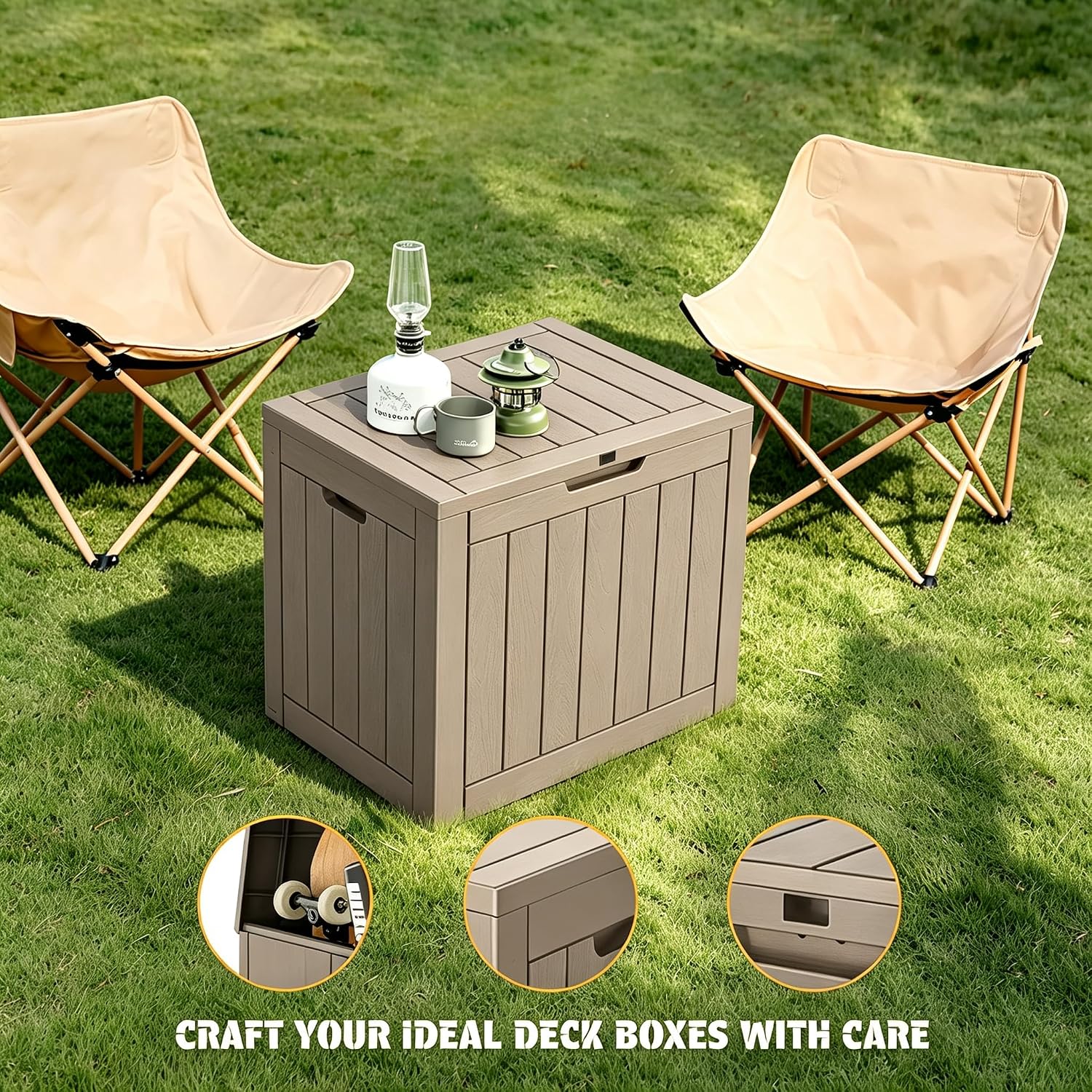 Detalle 2 de Outdoor Storage Box, 32 Gallon