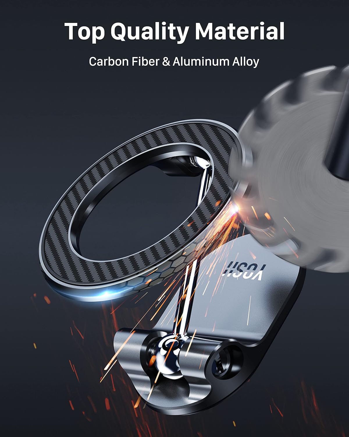 Thumbnail 2 de YOSH Mag-Safe Support magnétique voiture