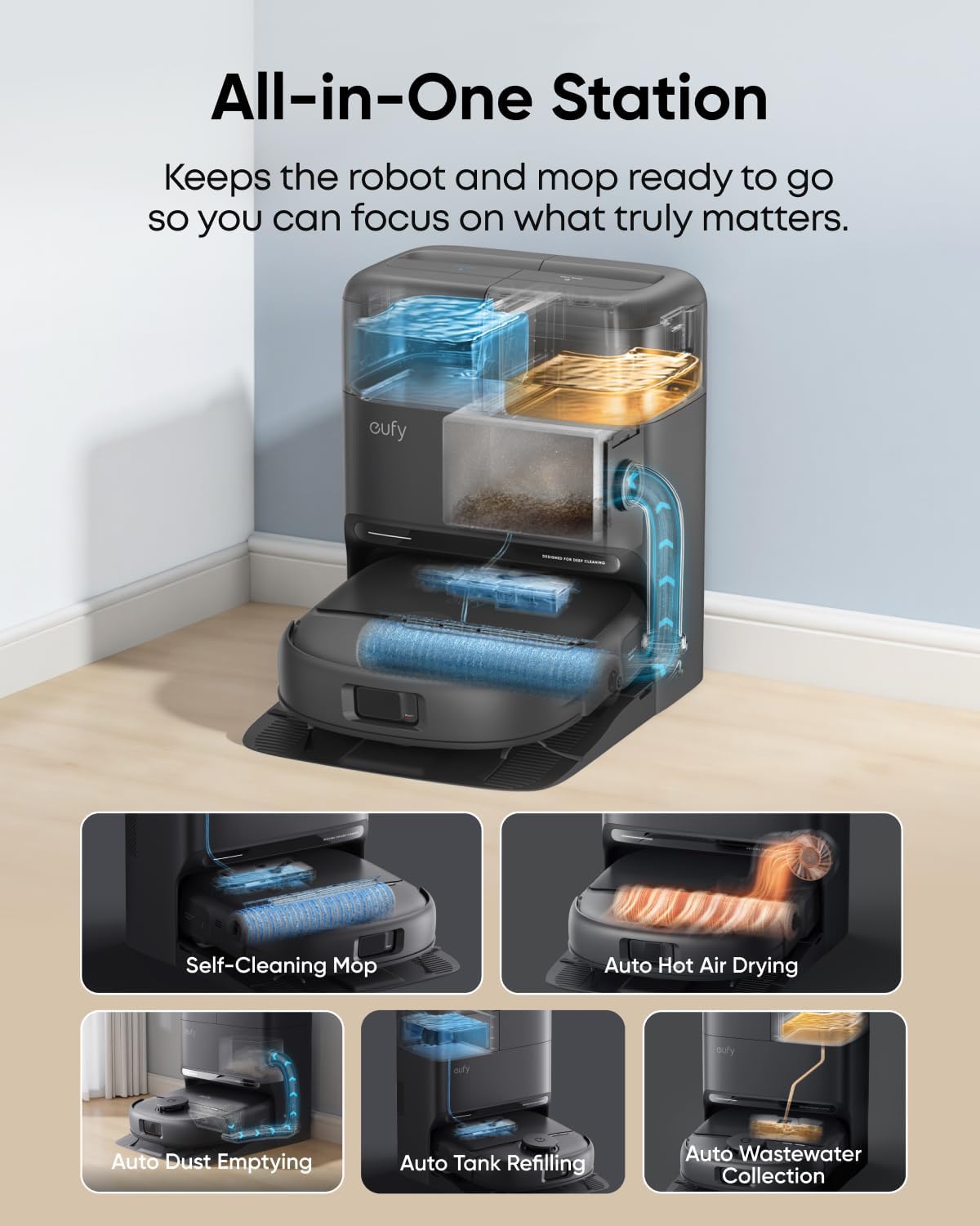 Thumbnail 6 de eufy Robot Vacuum and Mop C28 Omni