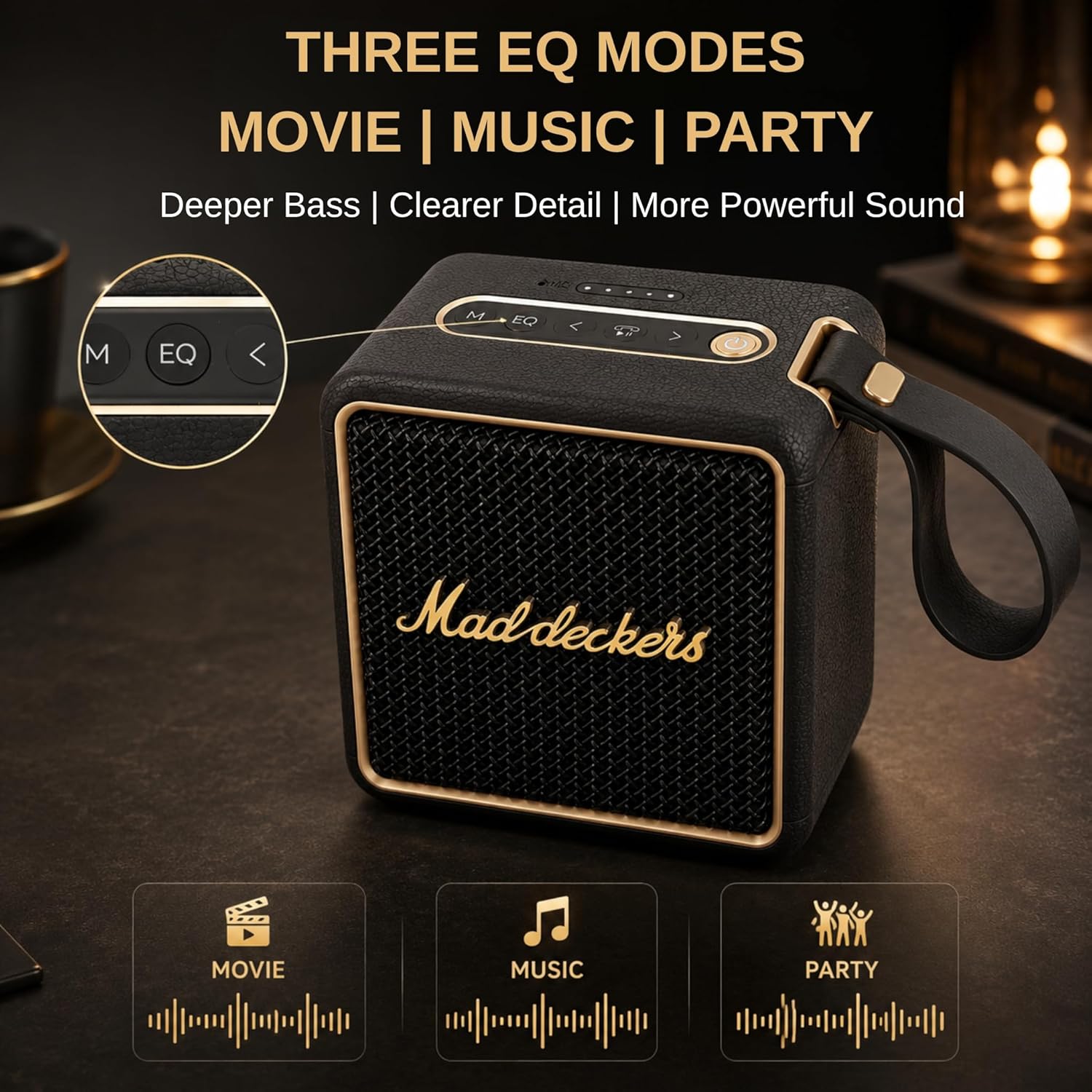 Detalle 1 de MG II Portable Bluetooth Speaker 40W Deep Bass 🎵