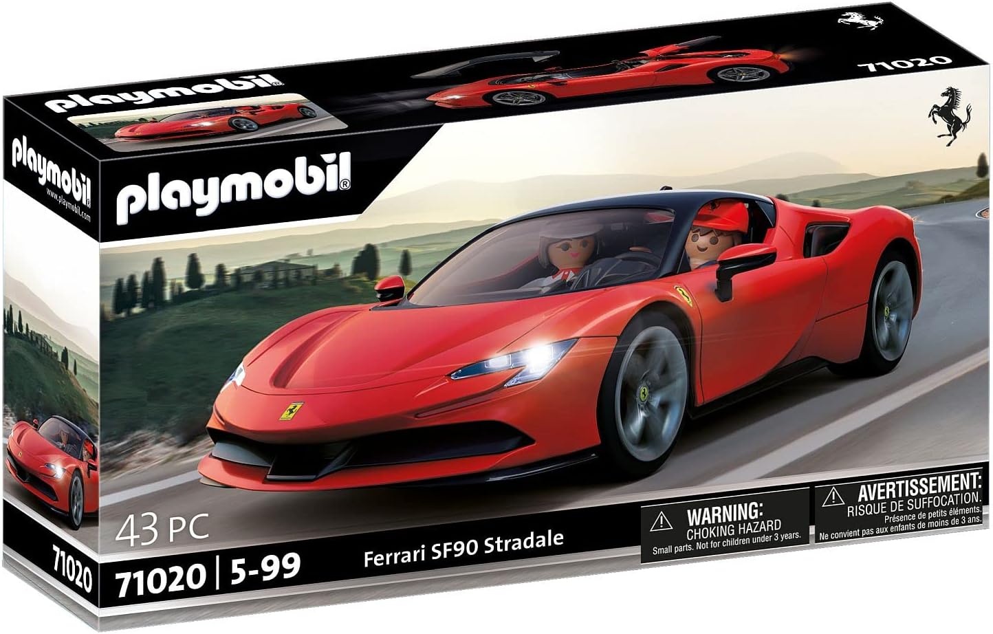 Thumbnail 1 de PLAYMOBIL 71020 Ferrari SF90 Stradale speelgoedauto met verlichting, figuren en accessoires