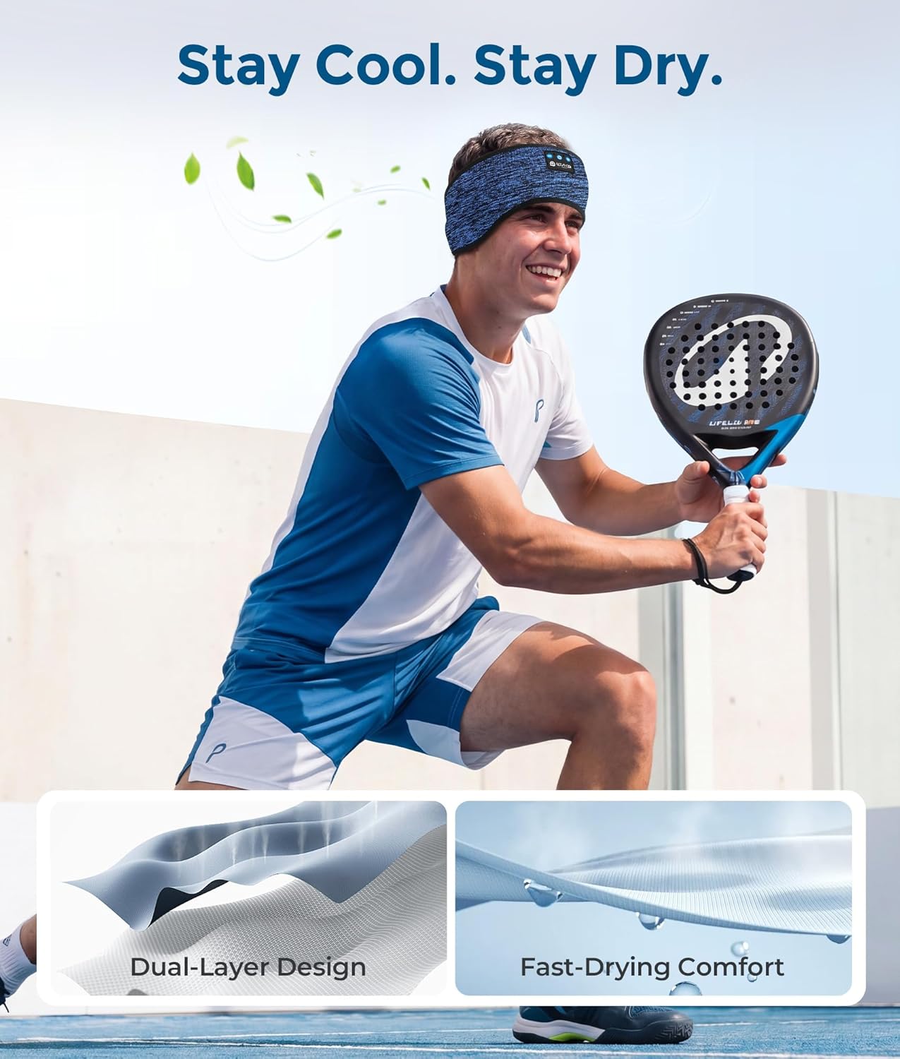 Thumbnail 2 de LOVE EYE Bluetooth 5.4 Sleep Headphones Headband – Breathable Wireless Headband with Ultra-Thin Speakers