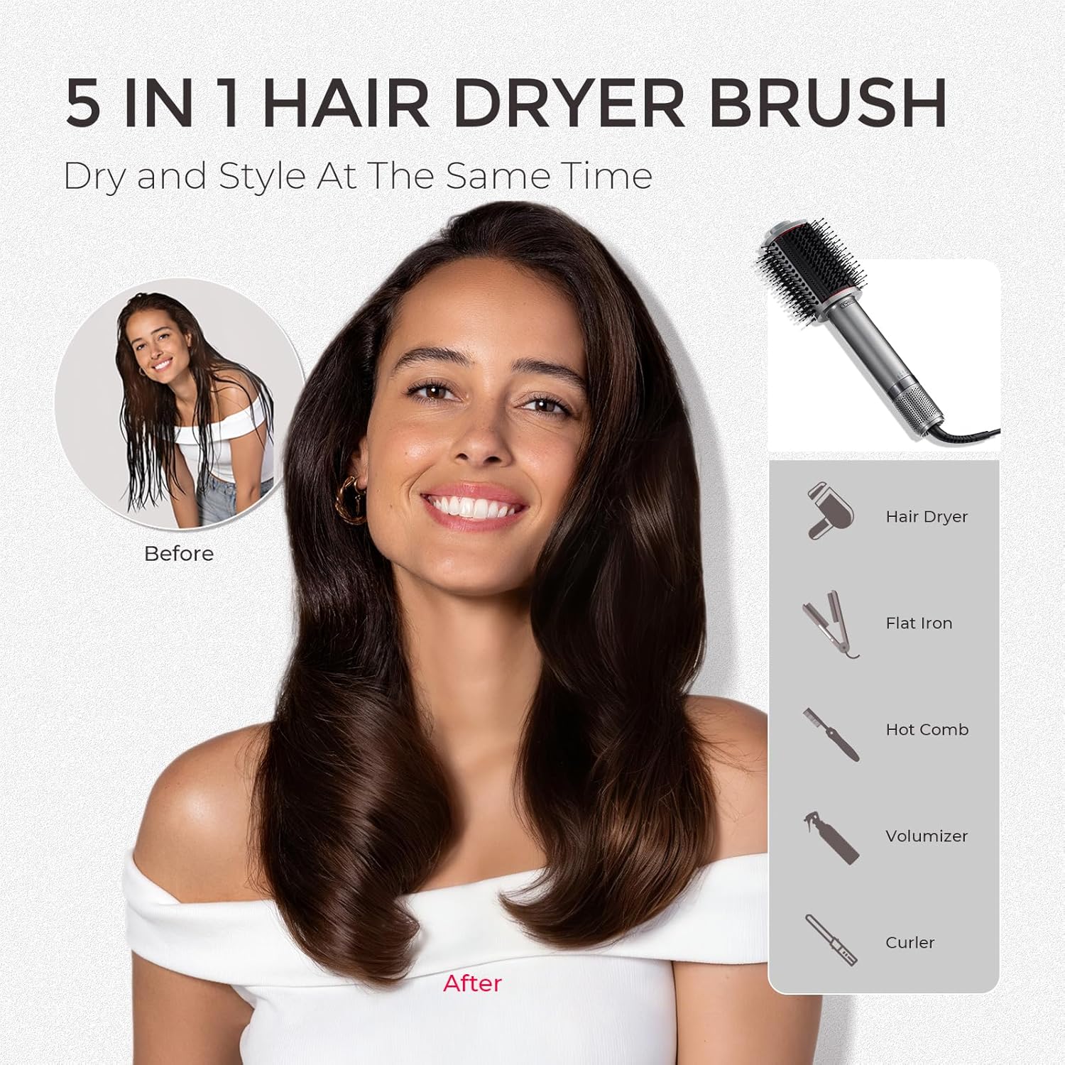 Thumbnail 5 de TYMO 4.0 Hair Blow Dryer Brush 3X Faster