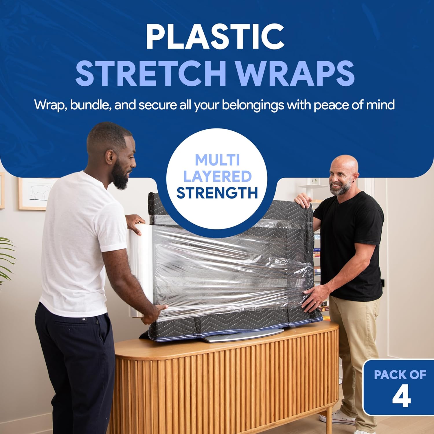 Thumbnail 1 de International Plastics Co. 18" Stretch Film 1200 ft
