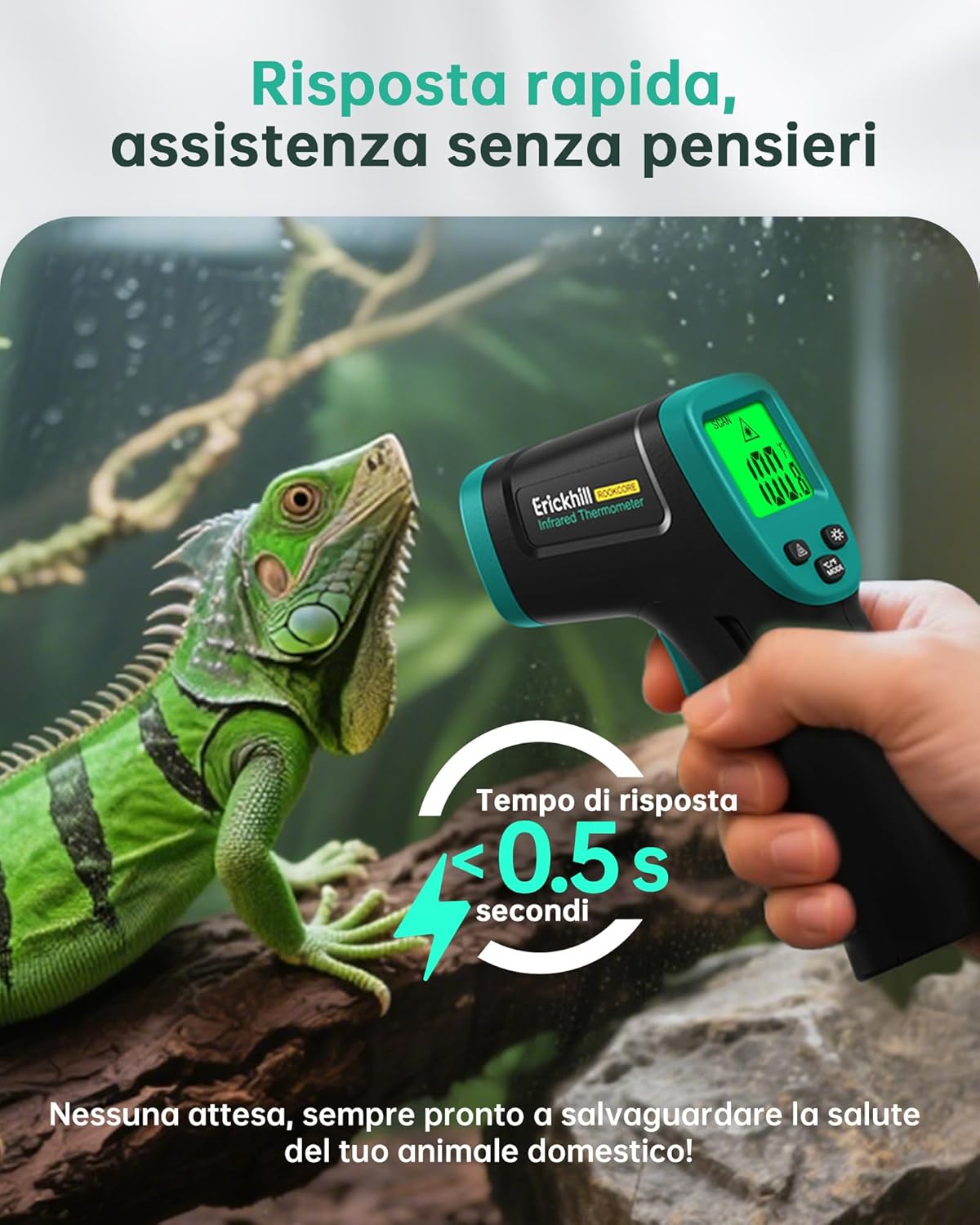 Thumbnail 4 de ERICKHILL Termometro a infrarossi -50°C–600°C 🌡