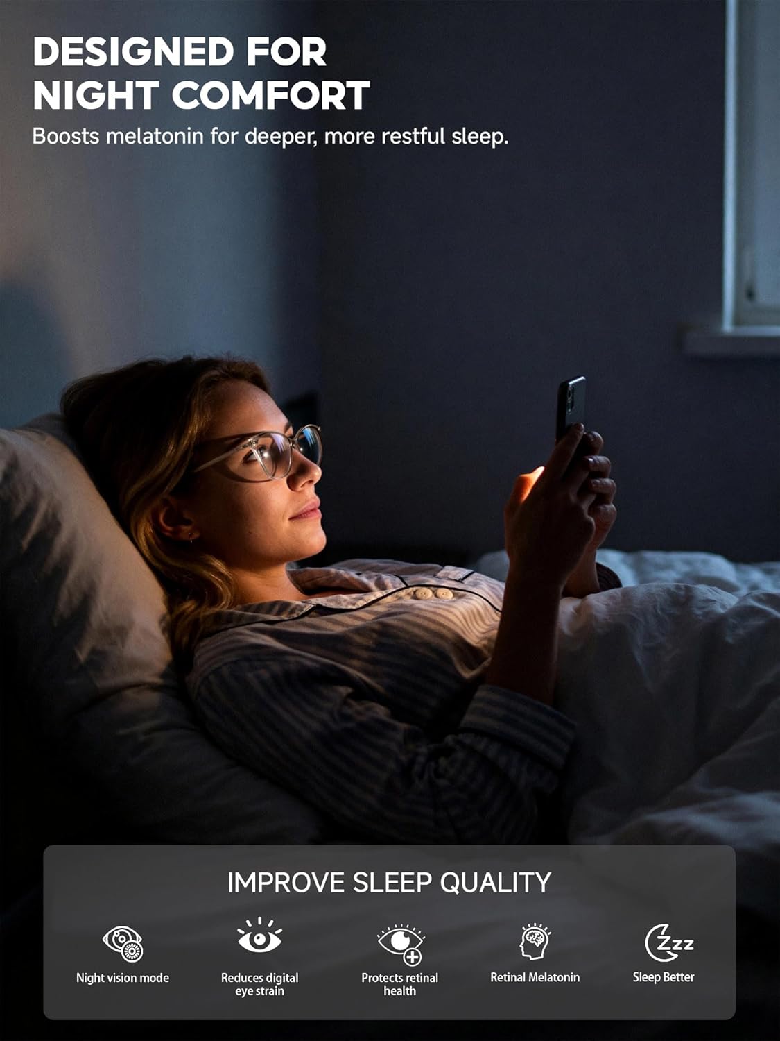 Thumbnail 5 de VMJFBJ Blue Light Glasses Womens Cat Eye