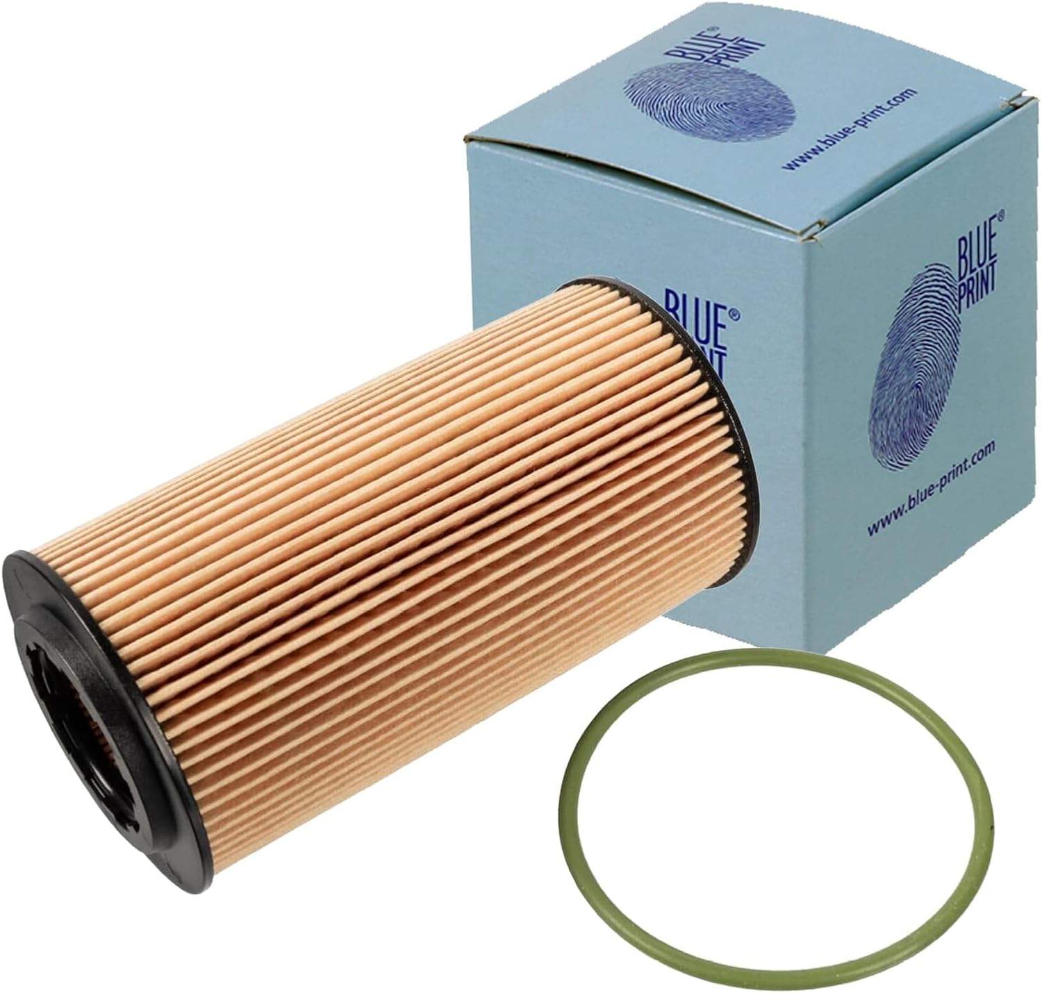 Detalle de Blue Print ADF122101 oljefilter med tätningsring, M16-gänga, 64,2 mm ytterdiameter