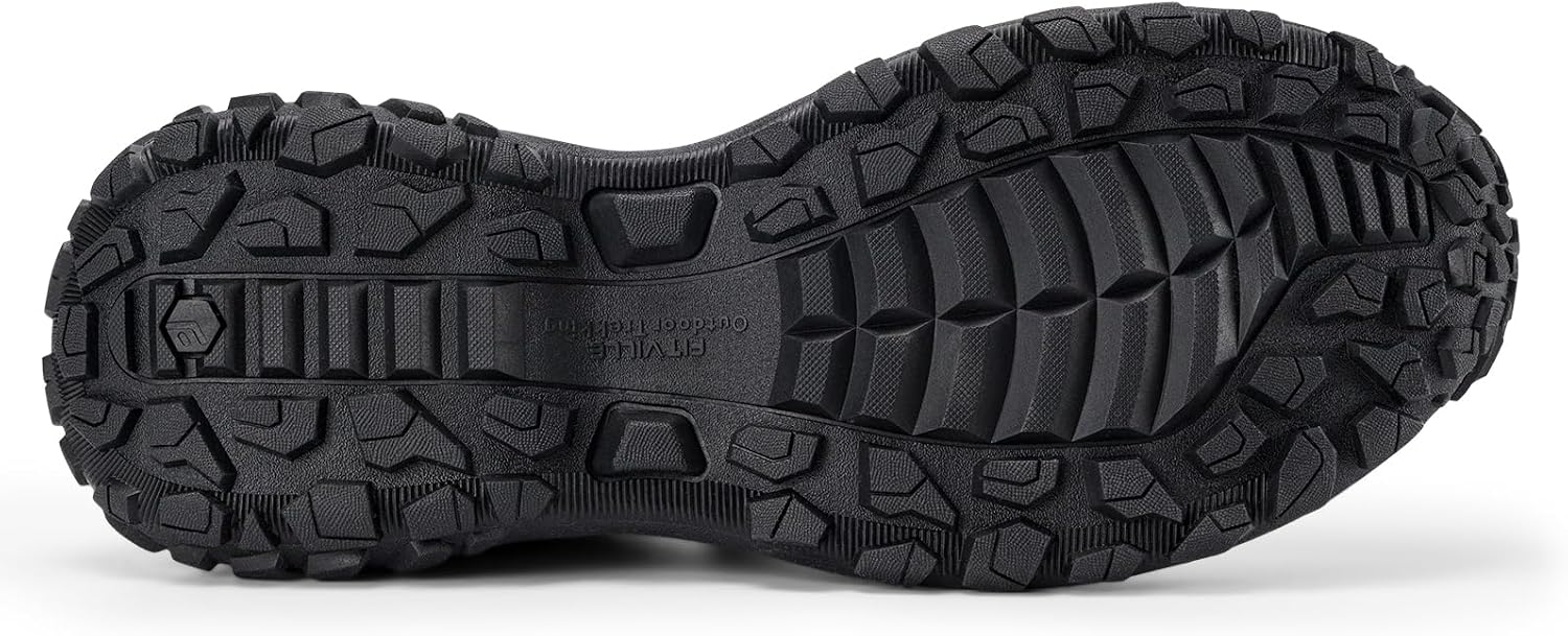 Detalle de FitVille Wanderschuhe Herren Extra Breit – Trekking-Schuhe mit rutschfester Sohle und Fußgewölbeunterstützung