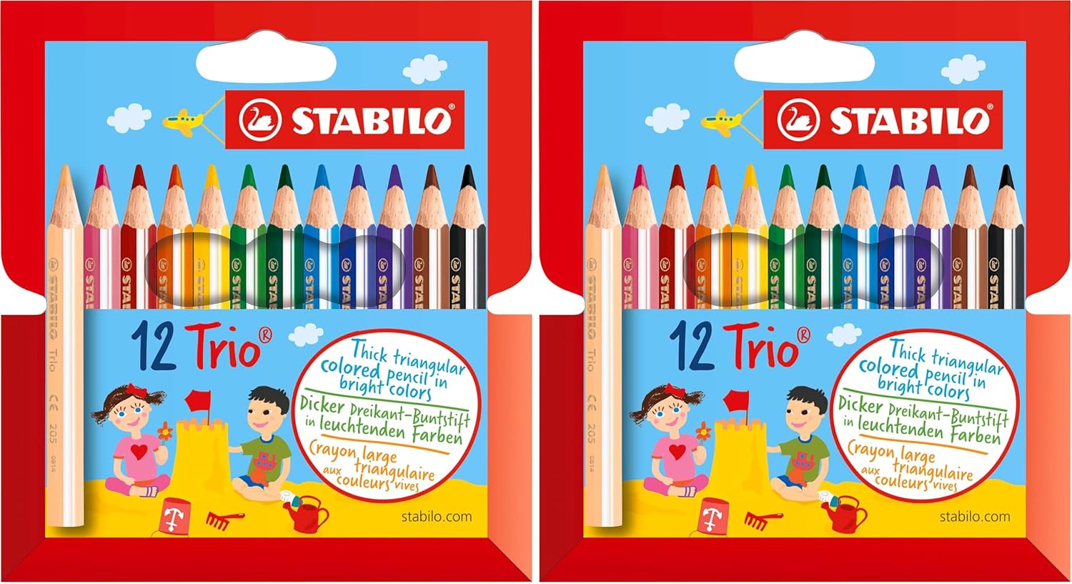 Thumbnail 6 de STABILO Dreikant-Buntstift Trio dick – 18er Pack