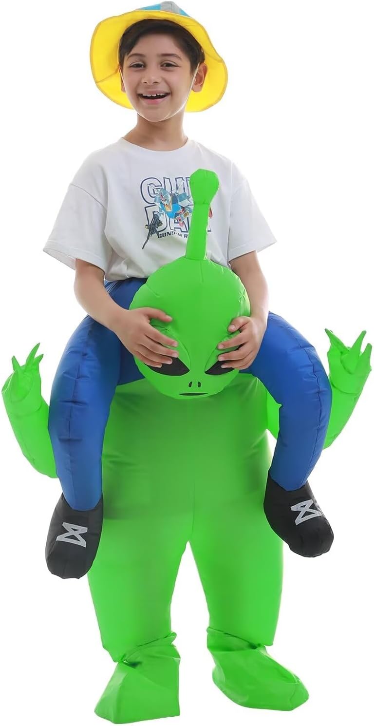 Detalle 2 de Double Couple Inflatable Alien Ride-On Costume with Fan