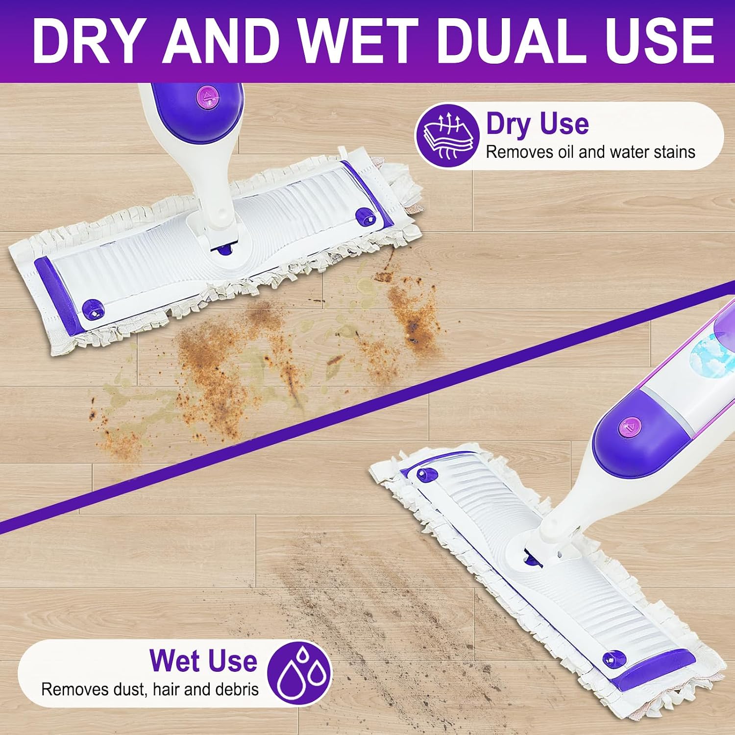 Detalle 1 de Cafonil 40-Pack Disposable Power Mop Pads for Swiffer Power Mop