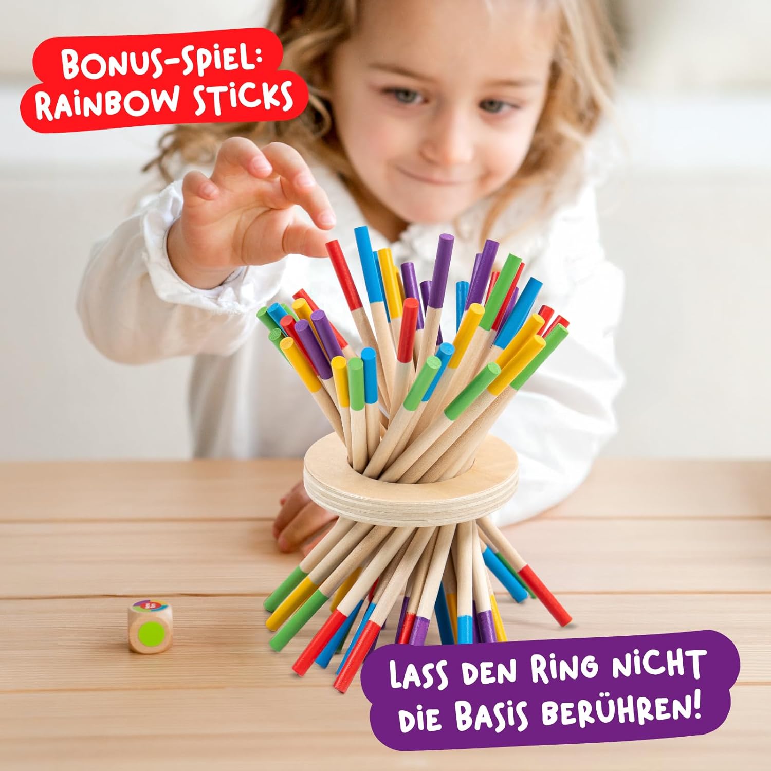 Detalle 2 de BALLFALL Montessori Geschicklichkeitsspiel ab 3 Jahren