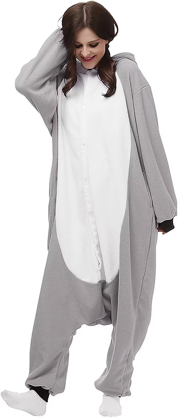 Detalle de LBJR Erwachsener Cosplay Schlafanzug Tierkostüm Jumpsuit Onesie – Karneval, Halloween & Mehr