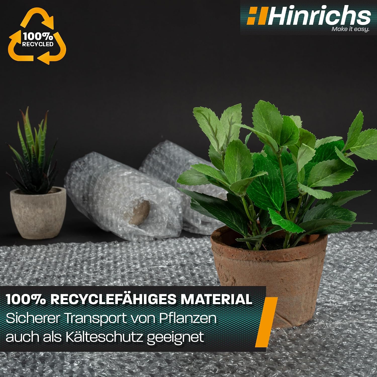Detalle 2 de Hinrichs Luftpolsterfolie 10 m x 40 cm