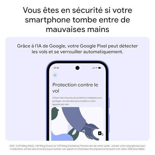 Thumbnail 8 de Google Pixel 10a Lavande 128 Go — autonomie, Coach Photo et sécurité Pixel