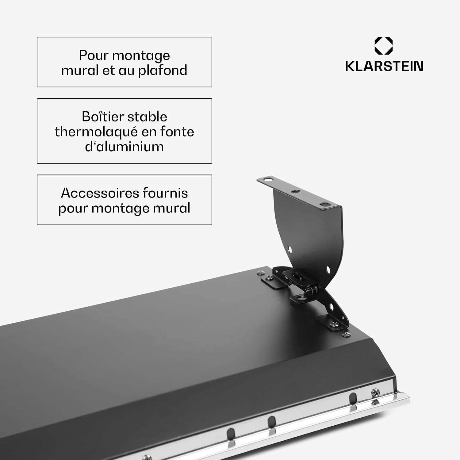 Detalle 2 de blumfeldt CosmicBeam Ultra infraroodverwarming, 2200 W, IPX4, wandmontage