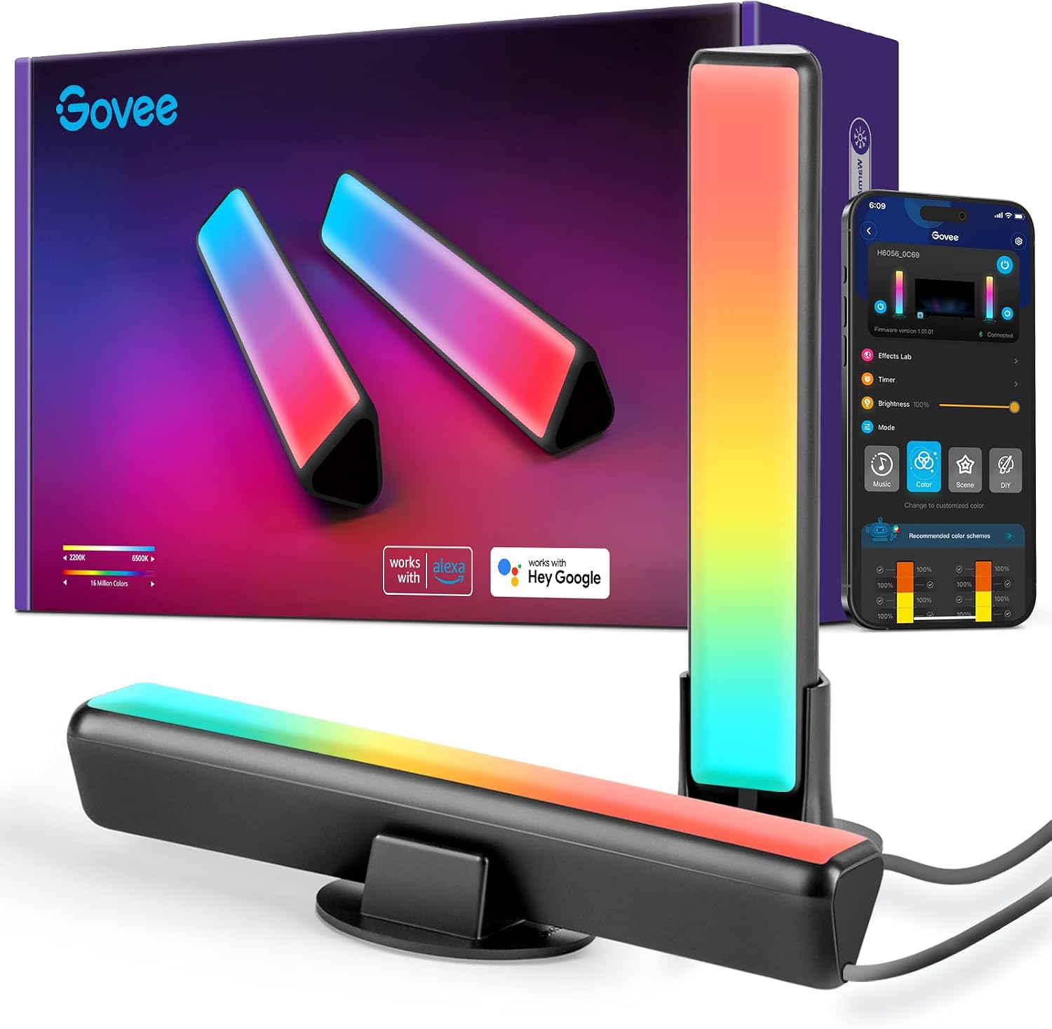 Detalle de Govee LED Light Bars 106in TV Backlights